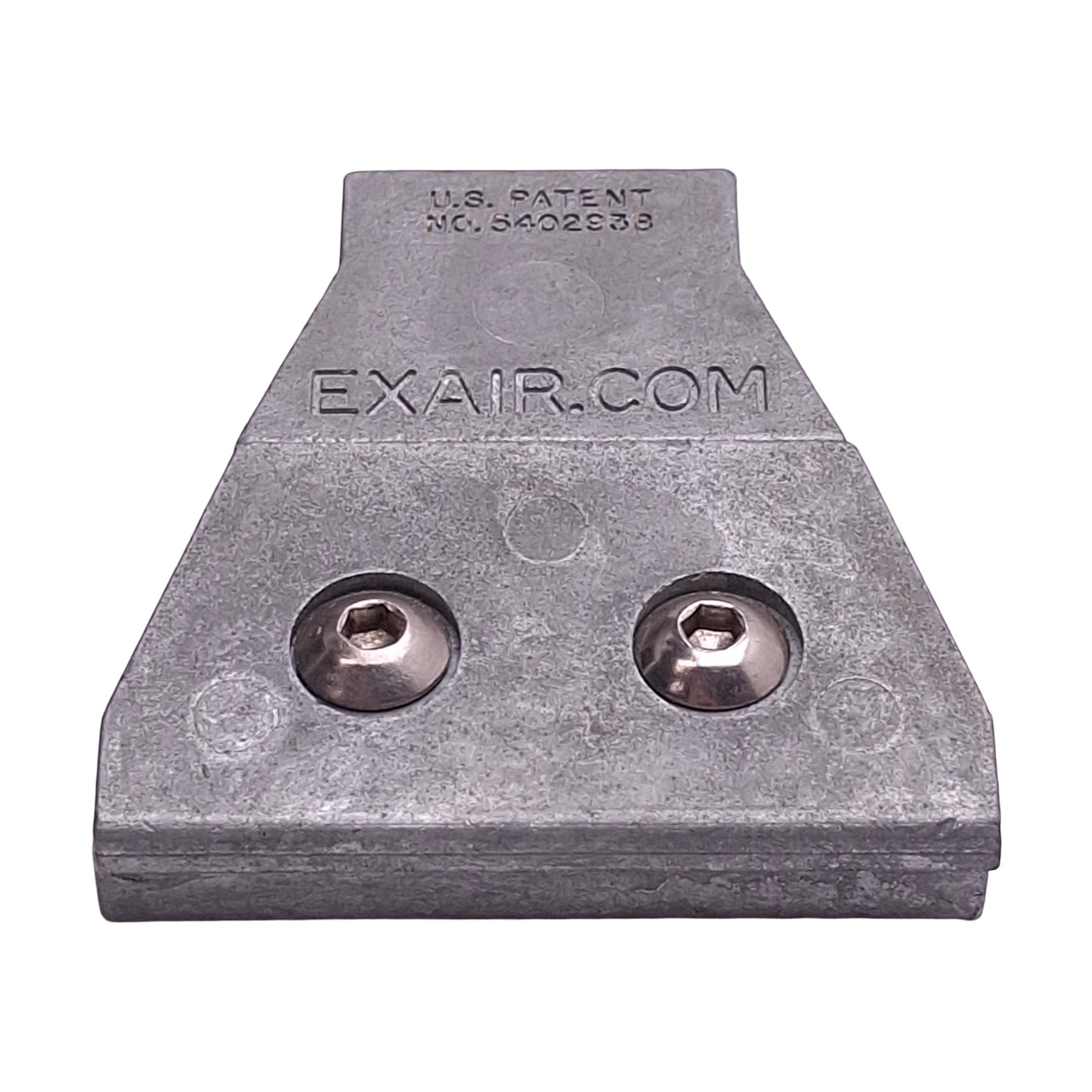 Used Exair 5402938 Super Air Nozzle, 2in Wide, 1/4in NPT, 250psig Max, 21.8scfm