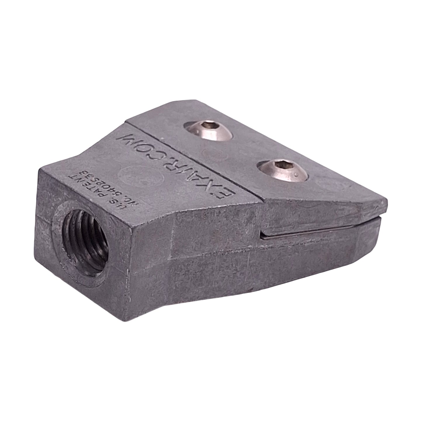 Used Exair 5402938 Super Air Nozzle, 2in Wide, 1/4in NPT, 250psig Max, 21.8scfm