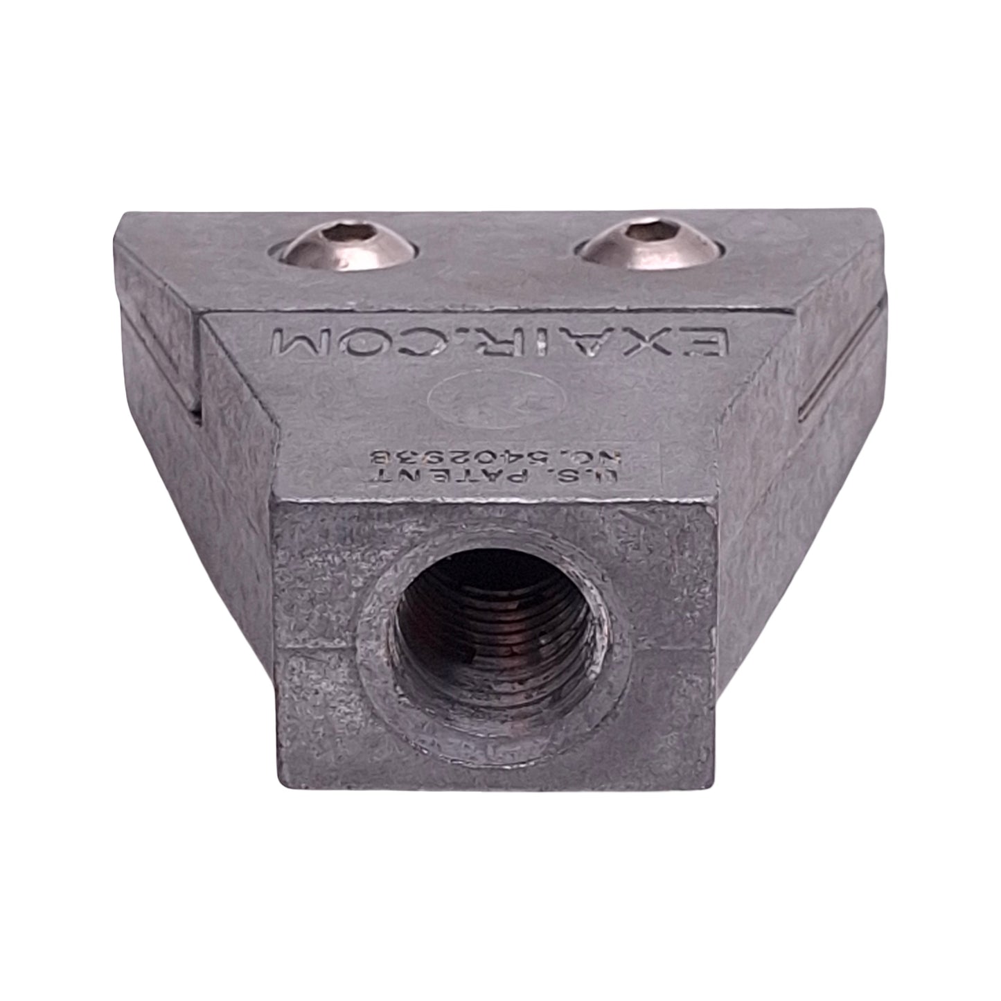 Used Exair 5402938 Super Air Nozzle, 2in Wide, 1/4in NPT, 250psig Max, 21.8scfm