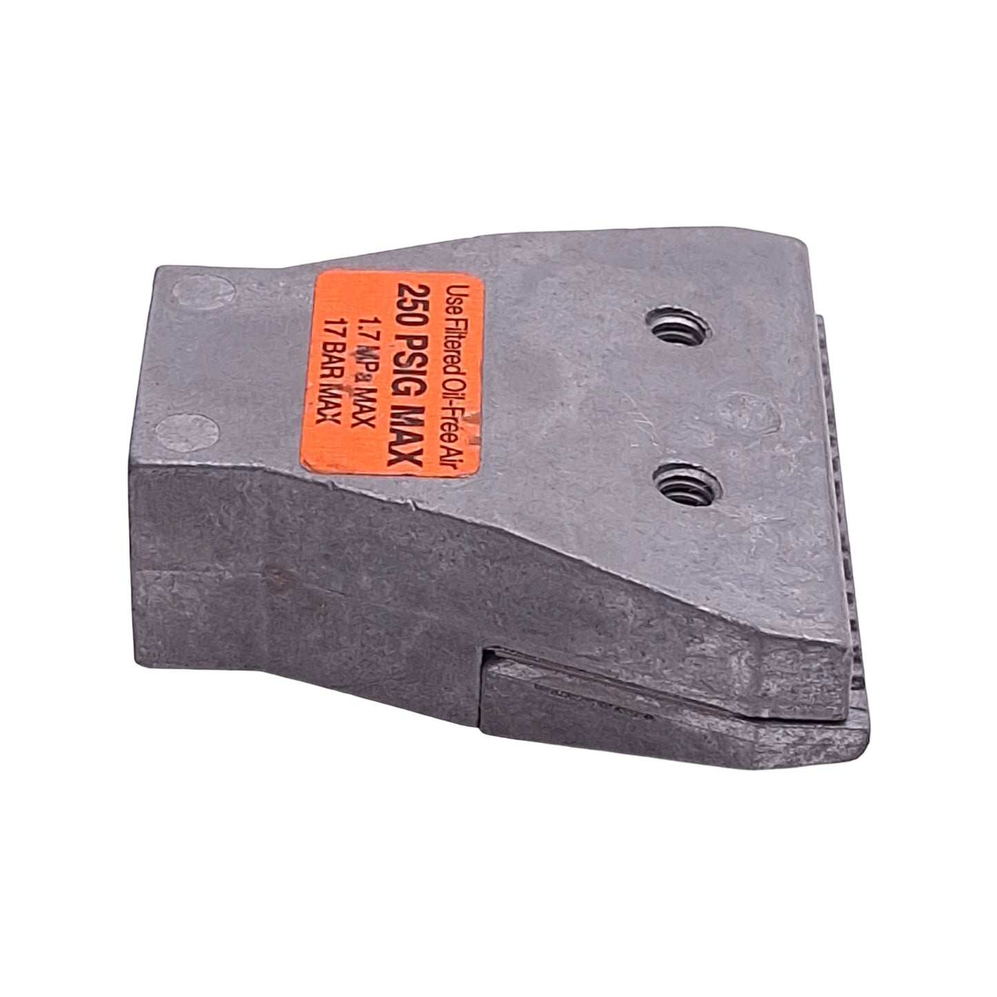 Used Exair 5402938 Super Air Nozzle, 2in Wide, 1/4in NPT, 250psig Max, 21.8scfm