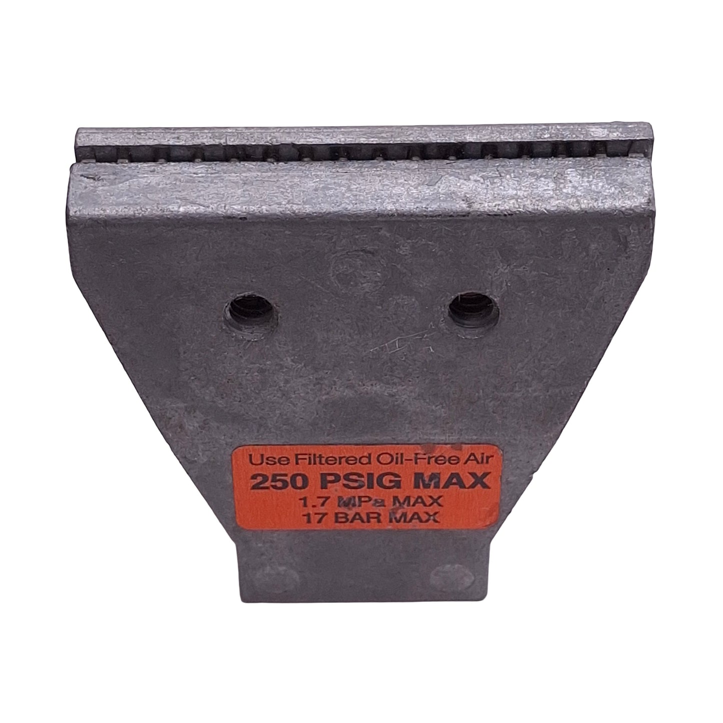 Used Exair 5402938 Super Air Nozzle, 2in Wide, 1/4in NPT, 250psig Max, 21.8scfm