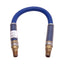 Used Exair 9218 Stay Set Flexible Hose, 1/4in NPT Male x 1/4in NPT Male, 18in Length