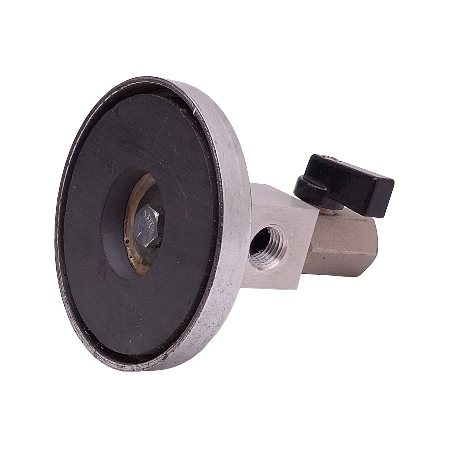 Used Exair 9042 Magnetic Base With Shutoff Valve, 1/4in NPT Female, For Hoses