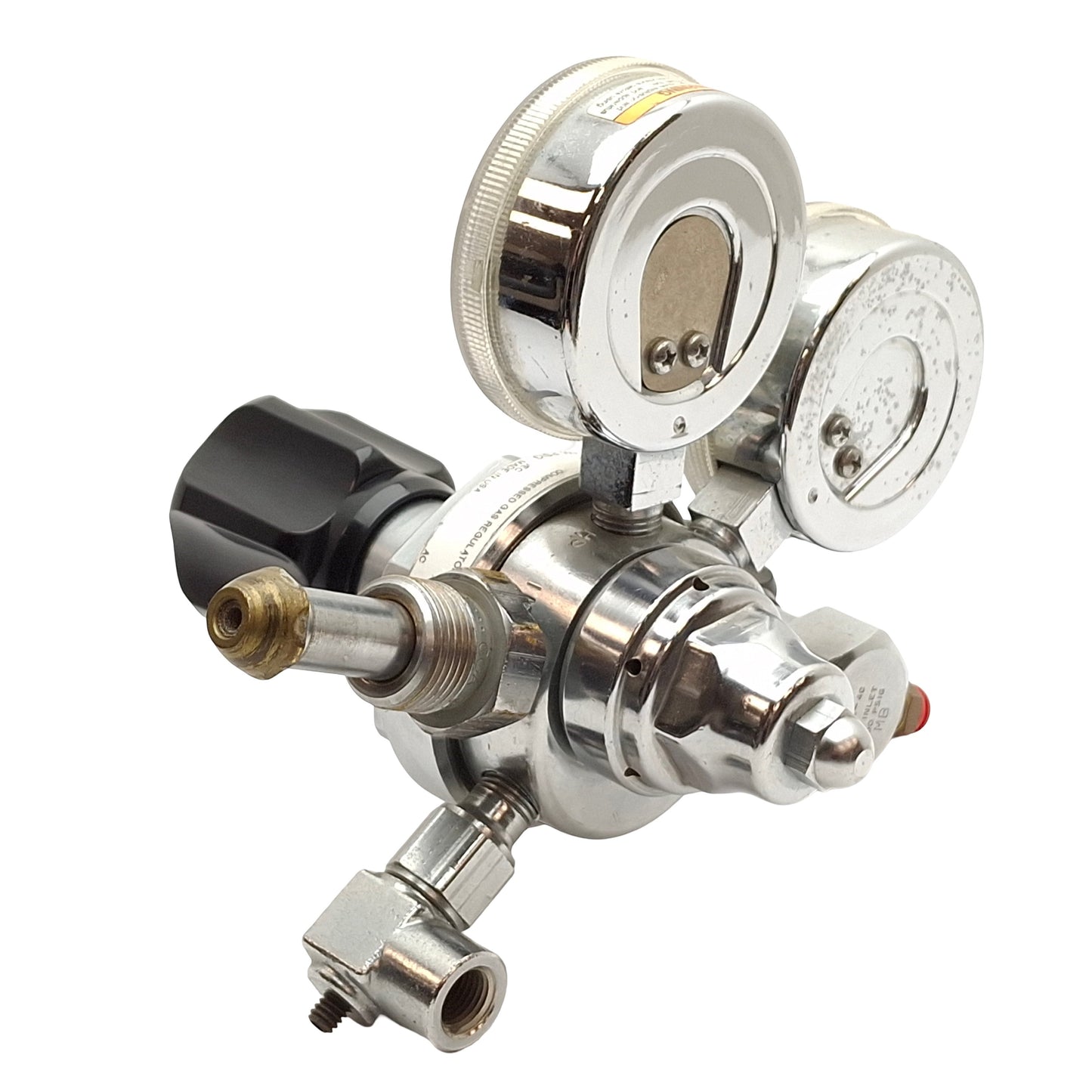 Used Twin City Oxygen HPT270C-250 Hight Purity Compressed Gas Regulator, 1/4" NPT