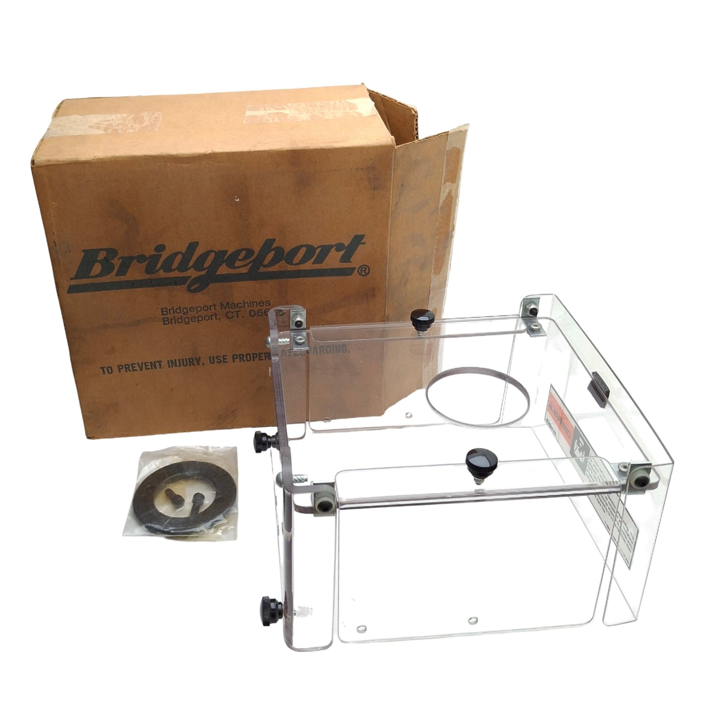 Used Bridgeport 1191200 EZ-TRAK Standard Safeguard Shield with R8 Spindle Guard