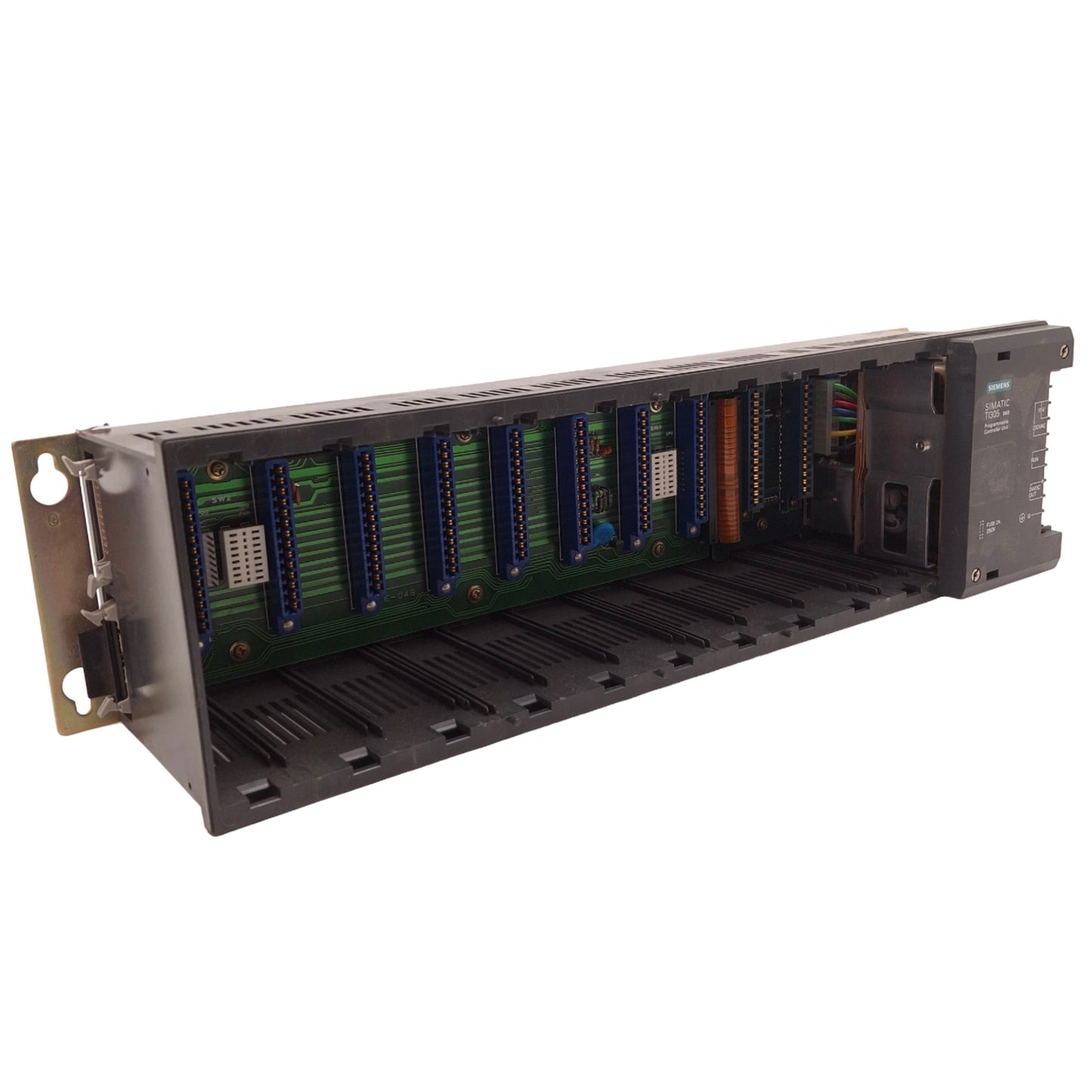 Used Siemens TI305-04B Programmable Controller w/ Power Supply 10-Slot, 115/230VAC