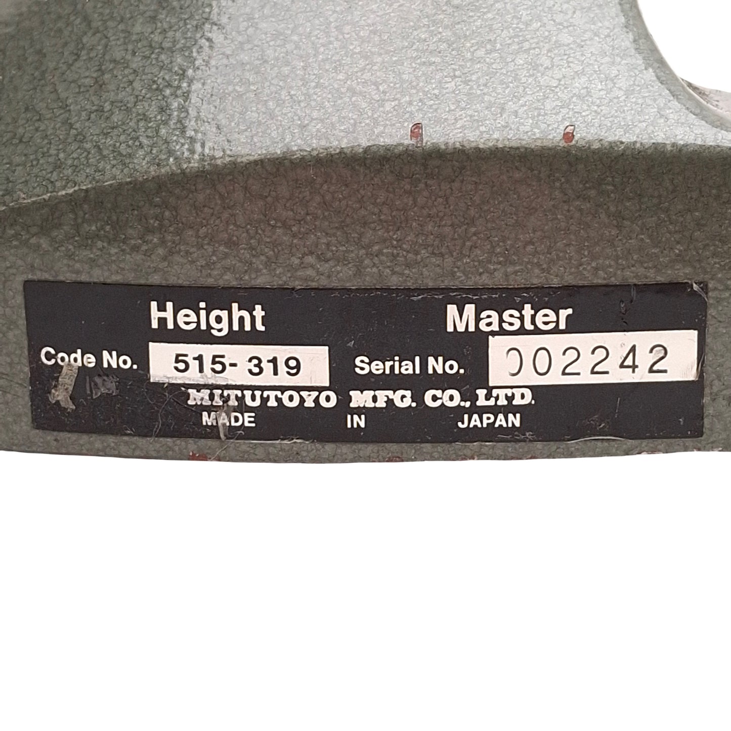 Used Mitutoyo 515-319 Height Master, 0.5-12in Range, 0.0001in Graduation, ±0.0001in