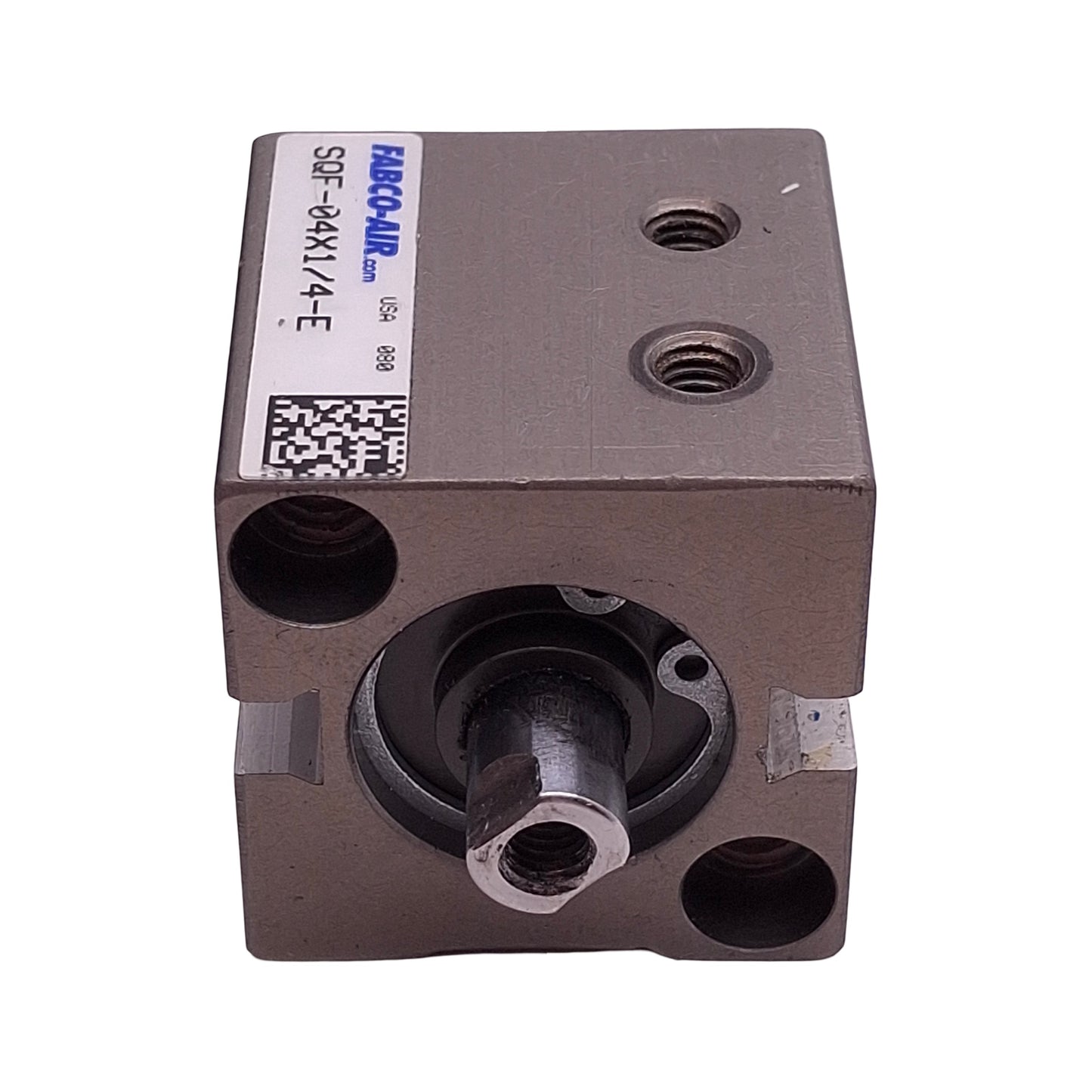 Used Fabco-Air SQF-04X1/4-E Pneumatic Cylinder ø3/4" Bore 1/4" Stroke, #10-32, 150psi