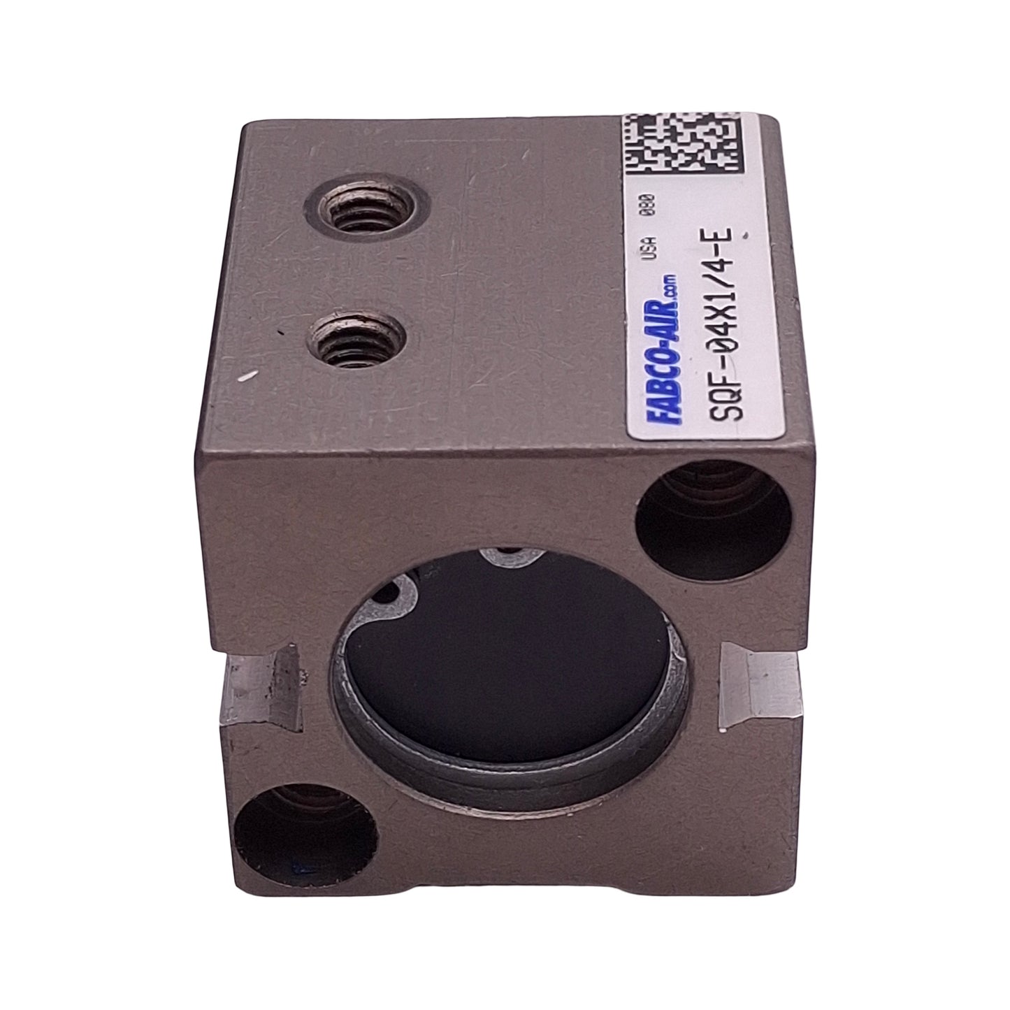 Used Fabco-Air SQF-04X1/4-E Pneumatic Cylinder ø3/4" Bore 1/4" Stroke, #10-32, 150psi