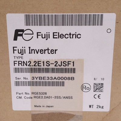 New Fuji Electric FRN2.2E1S-2JSF1 FRENIC-Multi Inverter, 3ph 200-240VAC 400Hz, 2.2kW