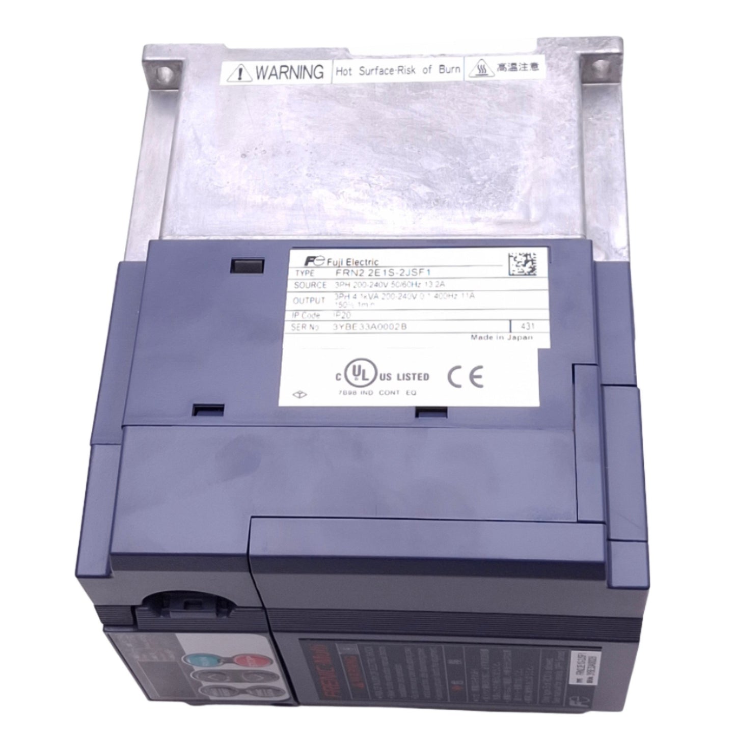 New Fuji Electric FRN2.2E1S-2JSF1 FRENIC-Multi Inverter, 3ph 200-240VAC 400Hz, 2.2kW