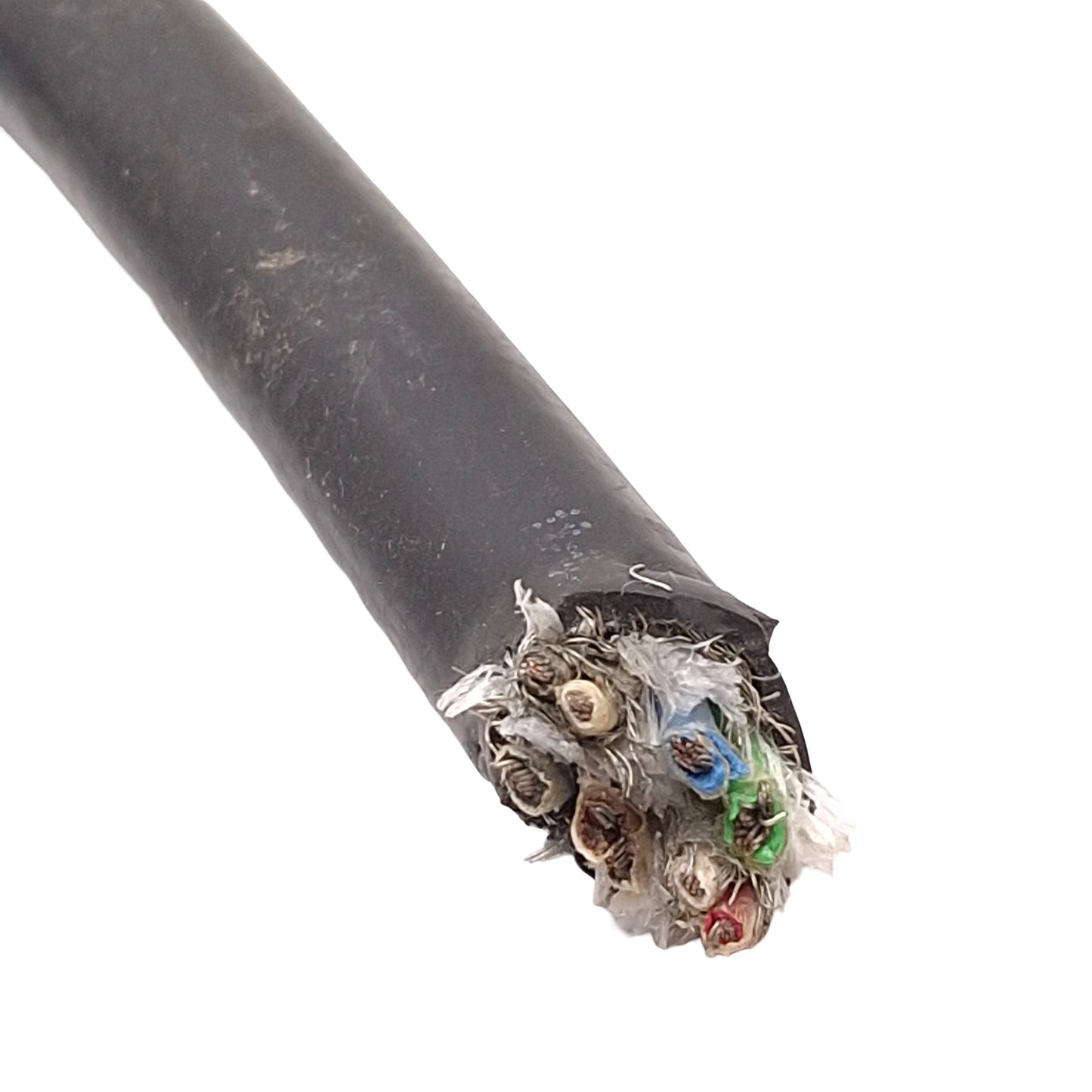 Used Allen Bradly 2090-XXNPMF-16S03 Motor Power Cable, 9-Pin DIN to Cut End, 5.5ft