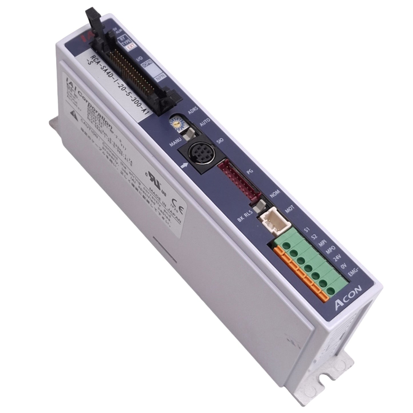 Used IAI ACON-CG-20I-NP-2-0 Controller for ROBO CYLINDER Electric Actuator, 24VDC