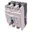 New Mitsubishi NV125-CV 3P 100A Earth-Leakage Circuit Breaker, 3-Pole, 100A, 440VAC
