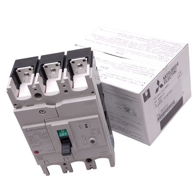 New Mitsubishi NV250-CV 3P 225A Earth-Leakage Circuit Breaker, 3-Pole, 225A, 440VAC