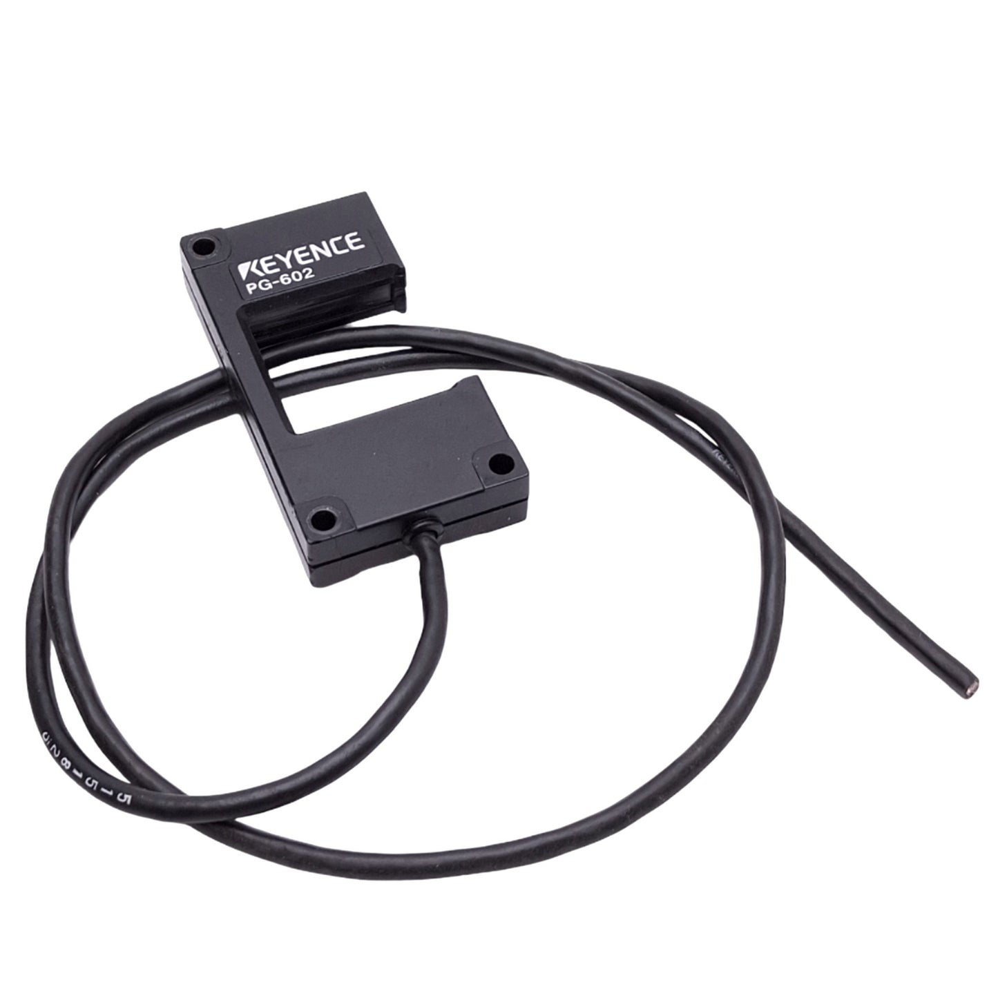 Used Keyence PG-602 Photoelectric Sensor Head, 21x21mm Detection, NPN, 12-24VDC 40mA