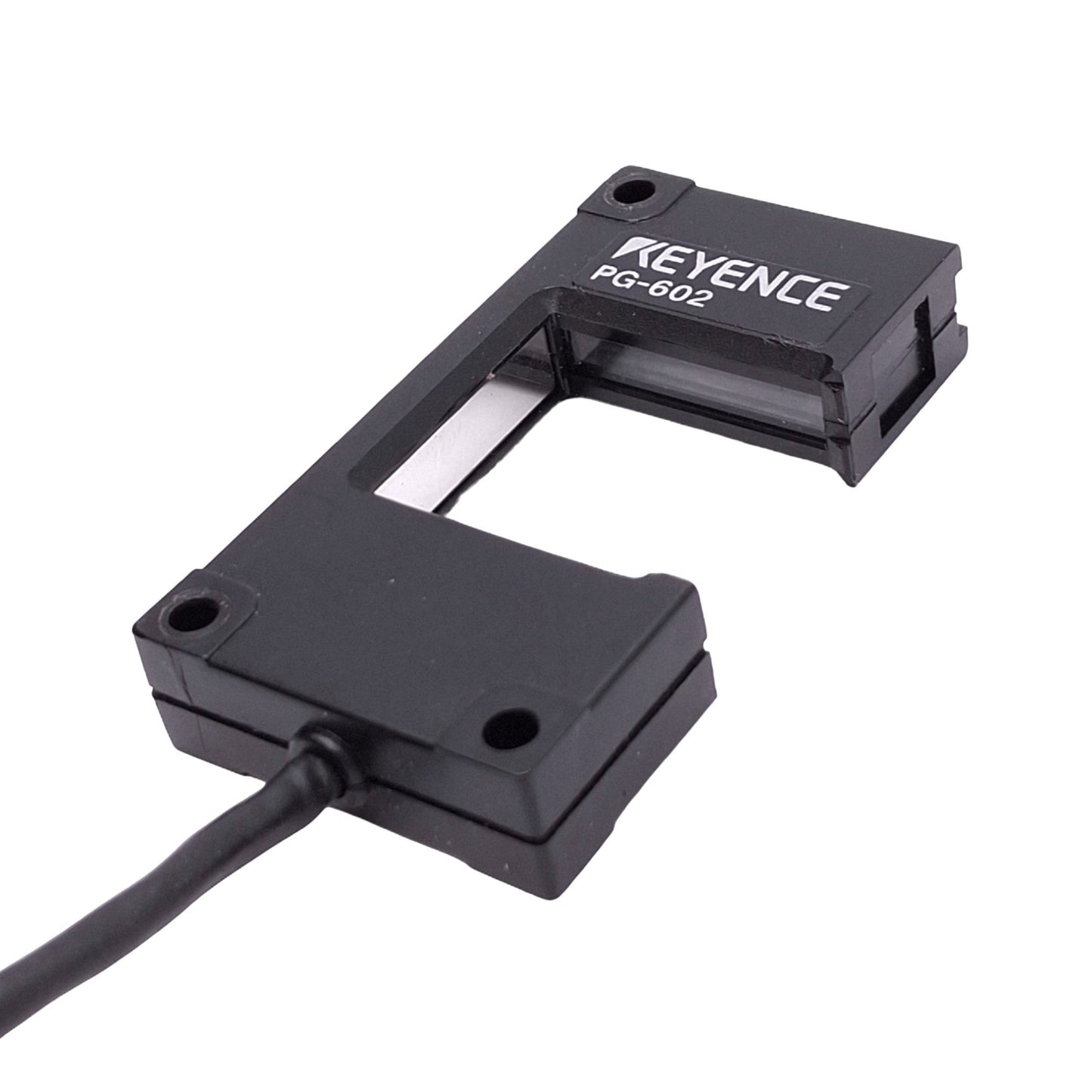 Used Keyence PG-602 Photoelectric Sensor Head, 21x21mm Detection, NPN, 12-24VDC 40mA