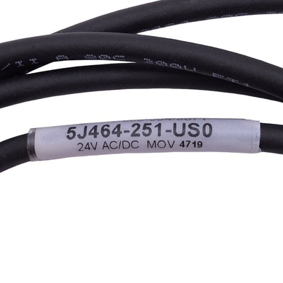 Used Canfield Connector 5J464-251-US0 Solenoid Valve Connector, 24VAC/DC, 2m Length