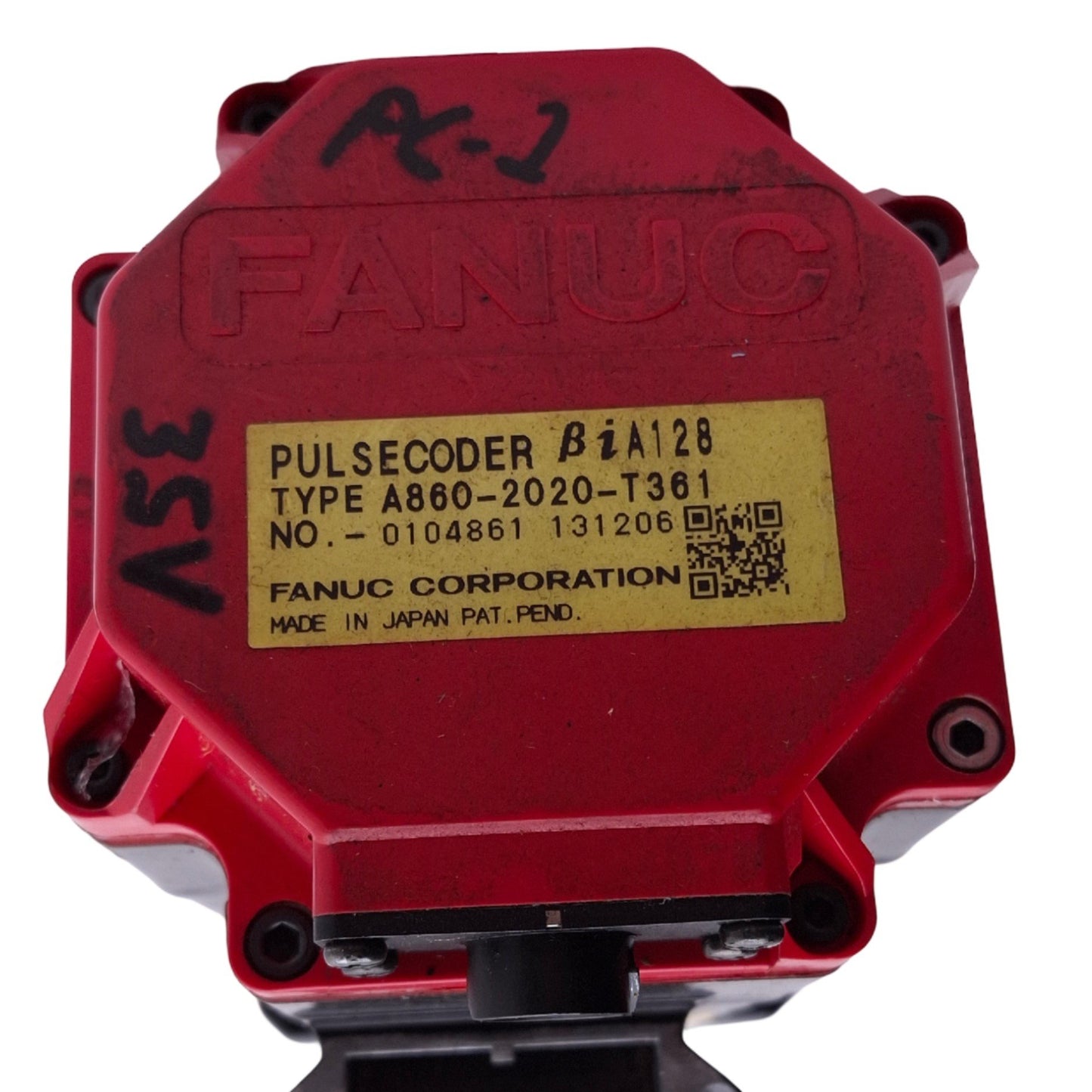Used Fanuc A06B-0063-B207 ßiSc 4/400 AC Servo Motor, 0.75kW, 3000rpm, 200-240VAC