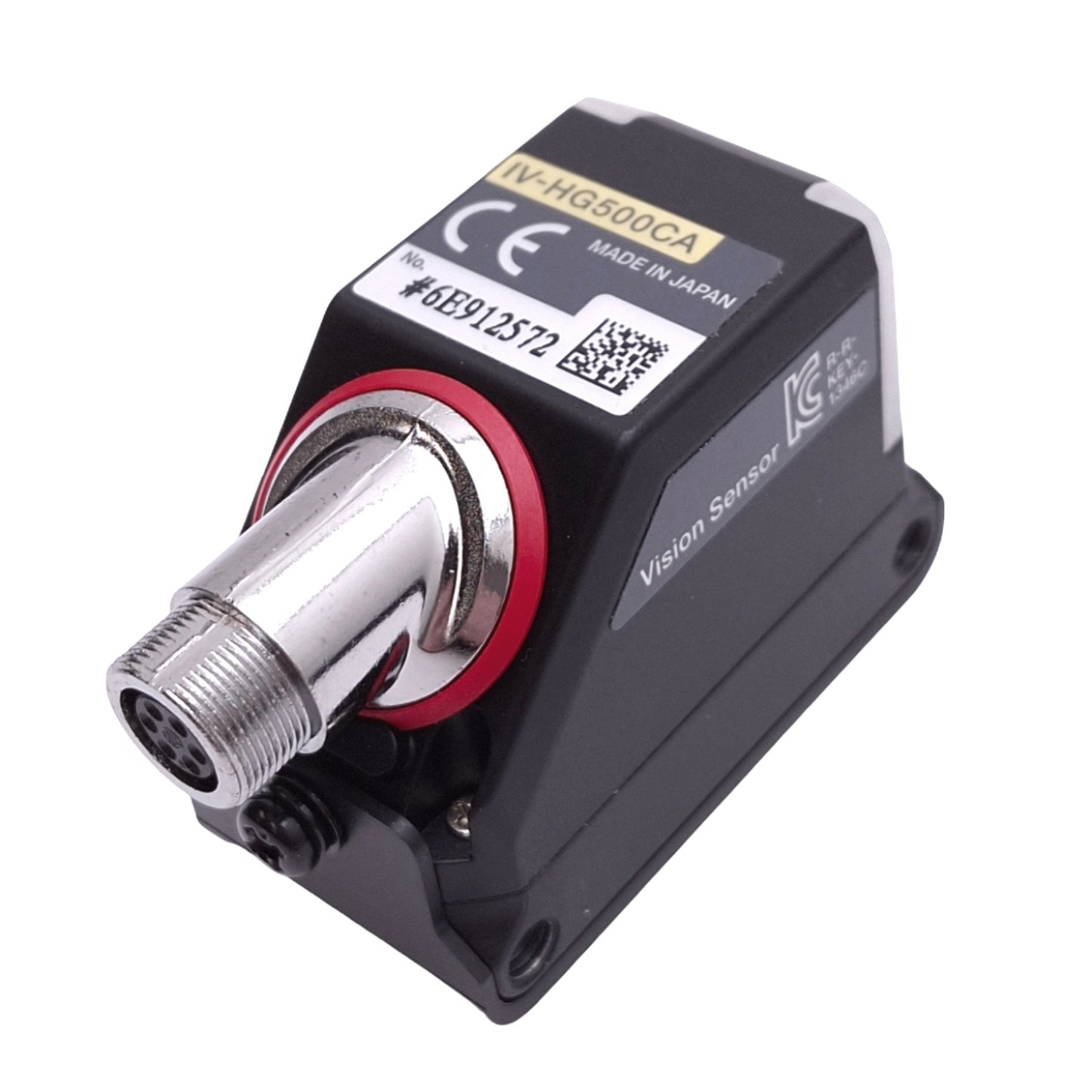 Used Keyence IV-HG500CA Vision Sensor Head, 500mm Range, 1/3" Color CMOS 752x480