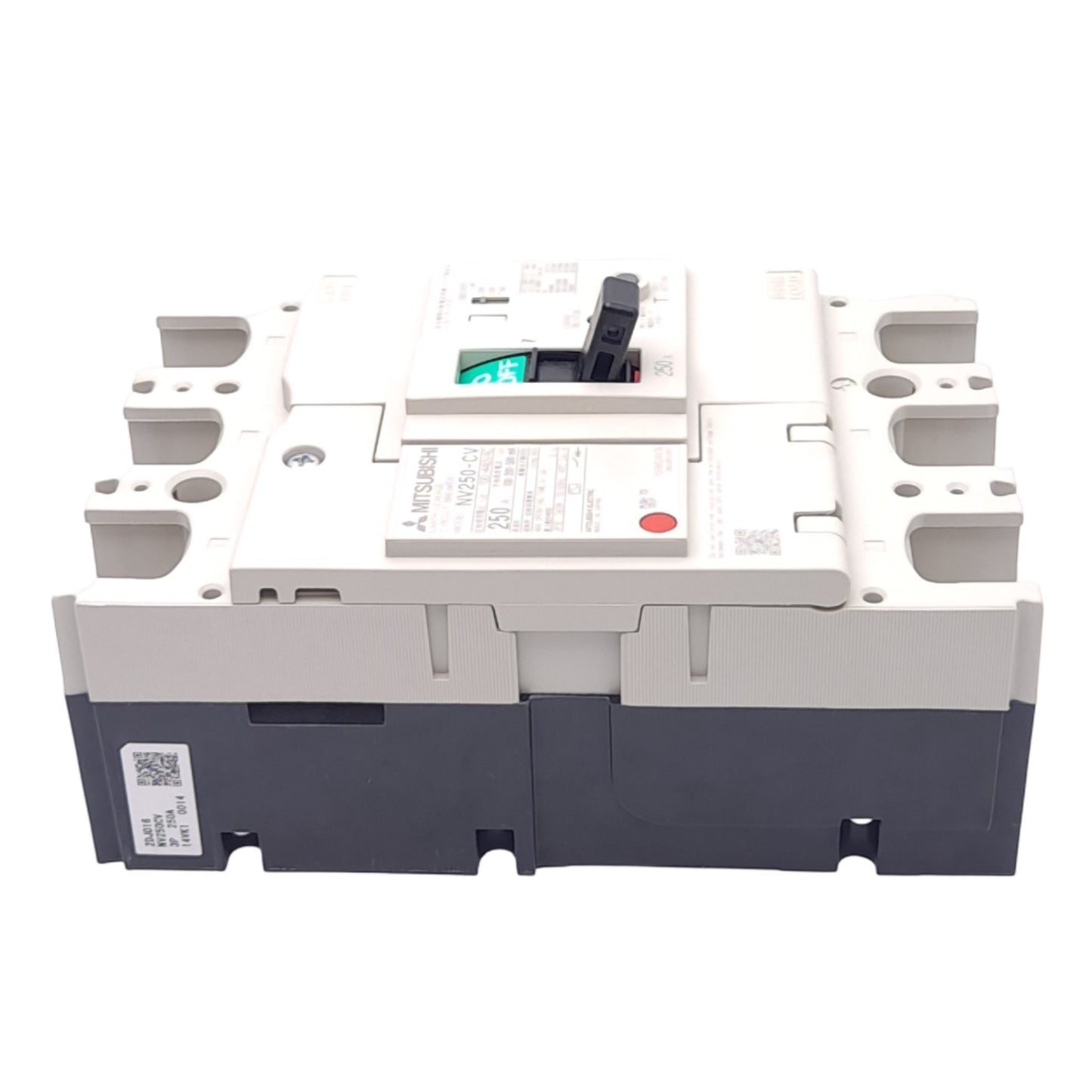 New Mitsubishi NV250-CV 3P 250A Earth Leakage Circuit Breaker, 3-Pole, 250A, 440VAC