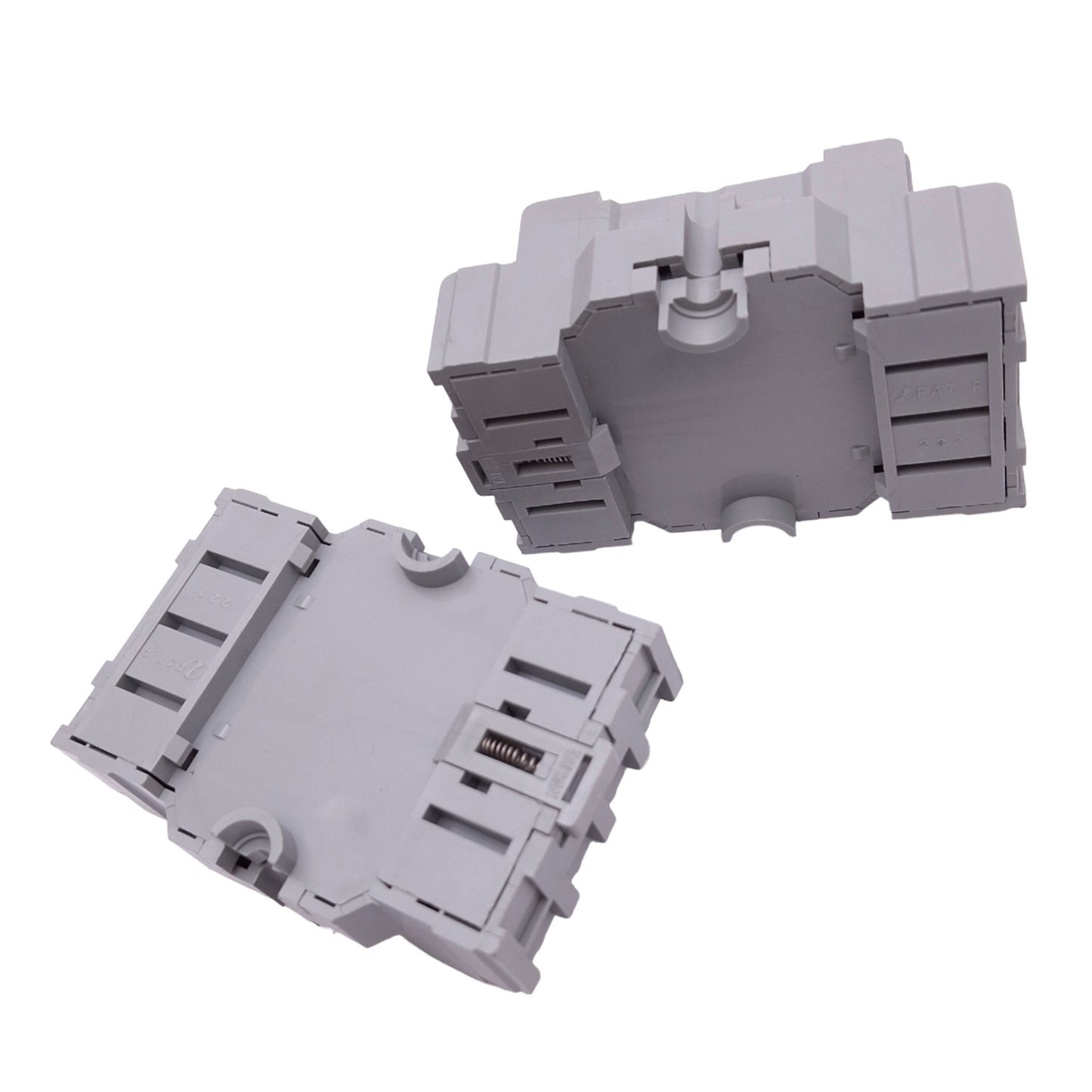 New Lot of 2 IDEC SH4B-05C Relay Sockets, 14-Pin Blade, 300V 10A Max, DIN Rail