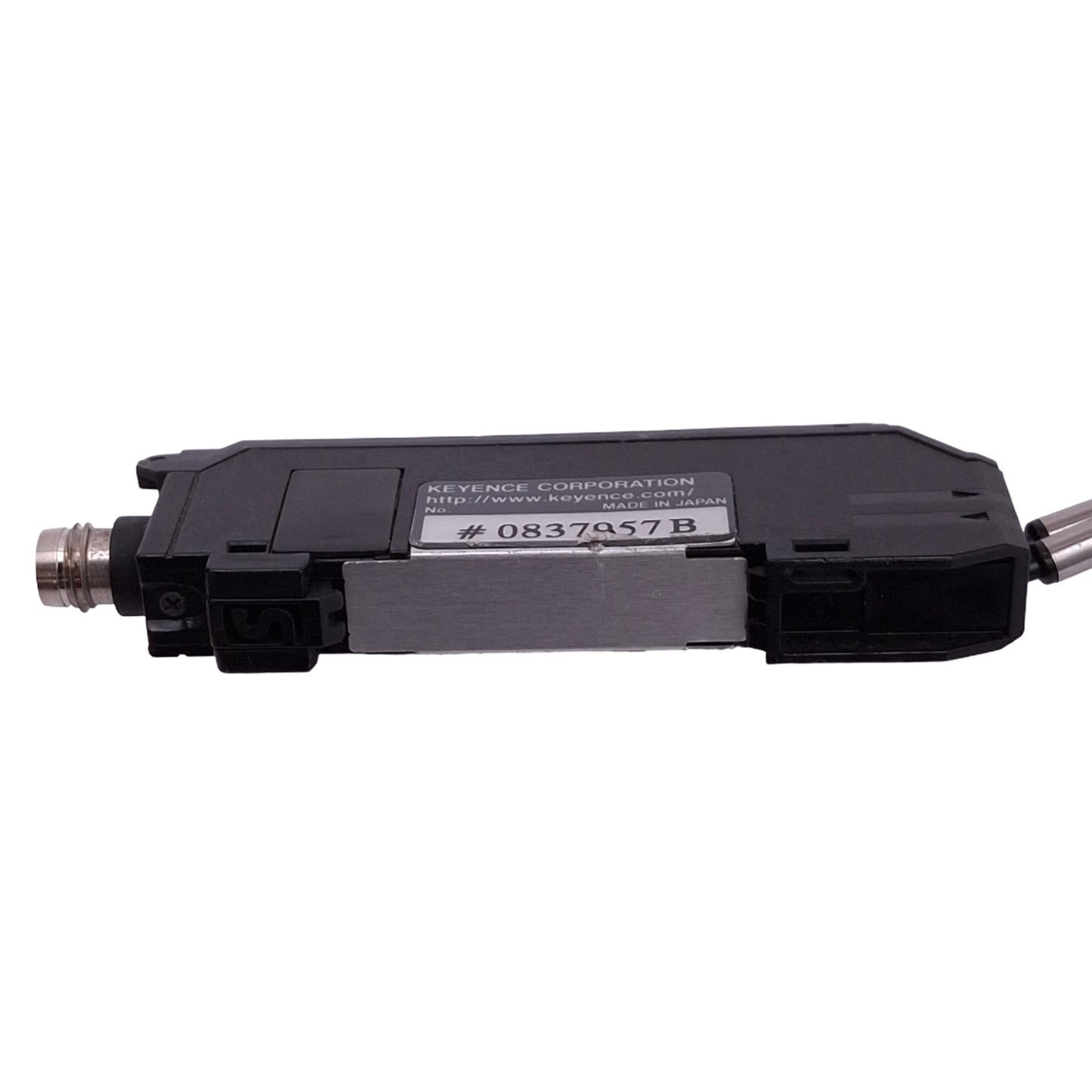 Used Keyence FS-V33CP Fiber Optic Sensor Amplifier, PNP 2-Output, M8, 12-24VDC