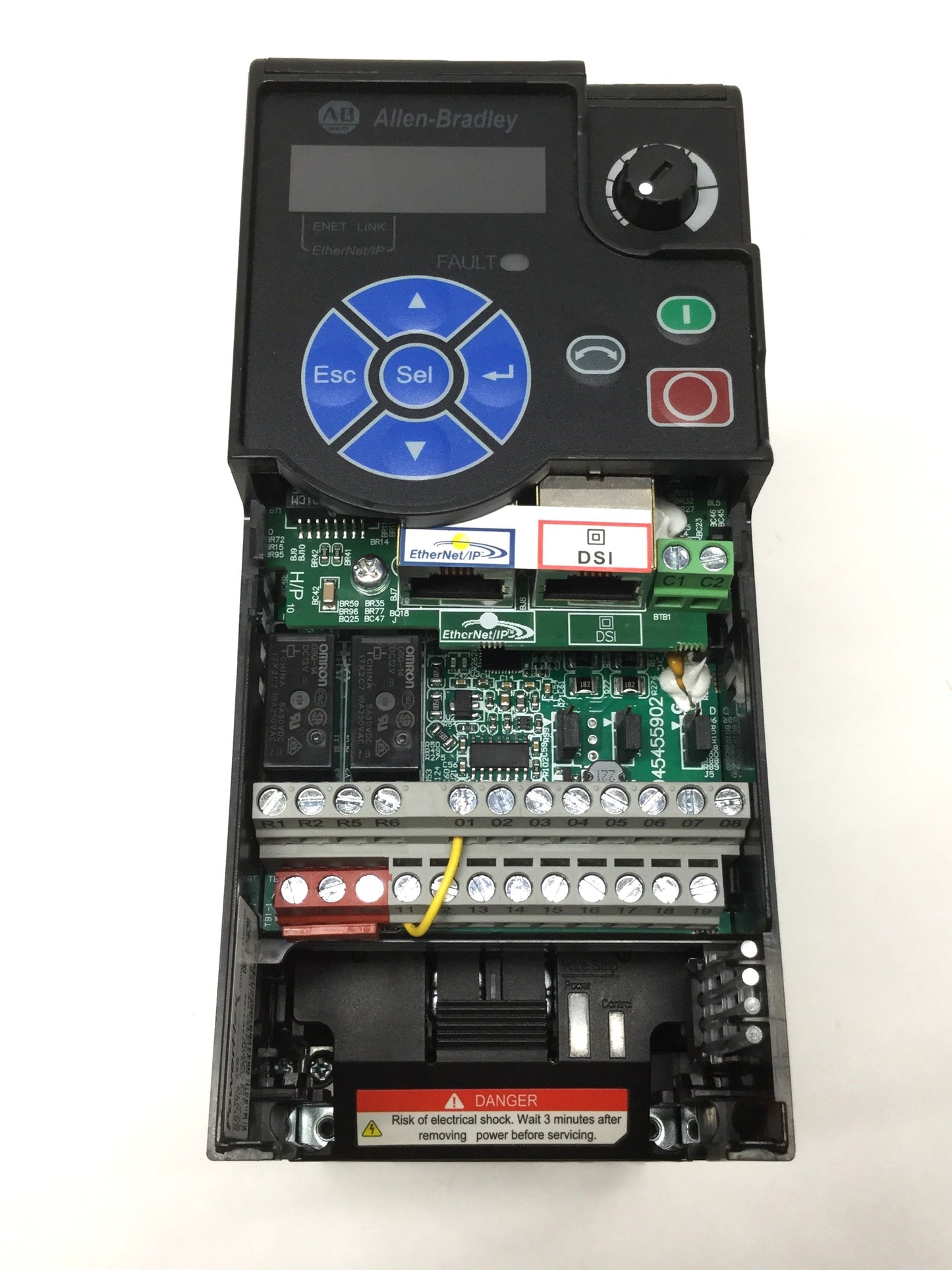 New – Open box Allen Bradley 25B-D2P3N104 PowerFlex 525 Variable Frequency Drive 480VAC 3PH 1HP