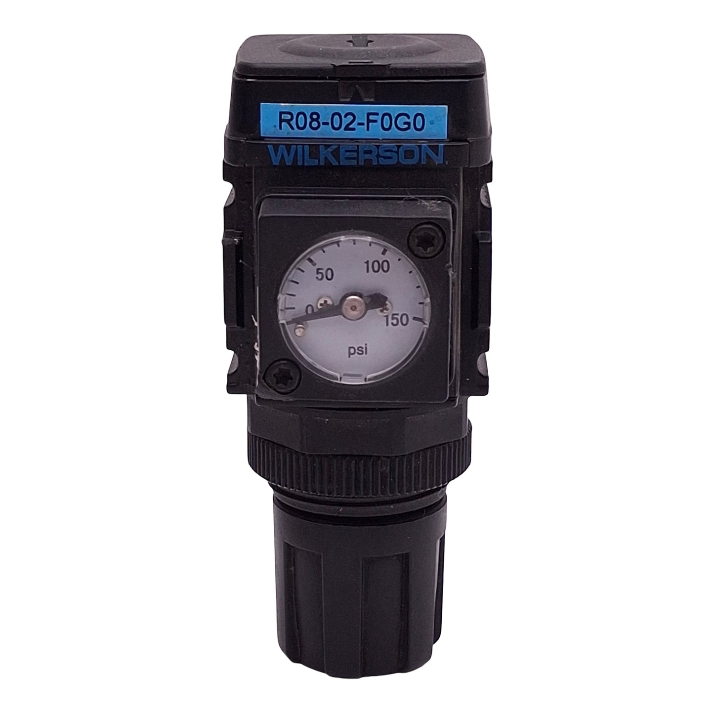 Used Wilkerson R08-02-F0G0 Pneumatic Regulator, 0-125psi Set, 300psi In, 1/4in NPT