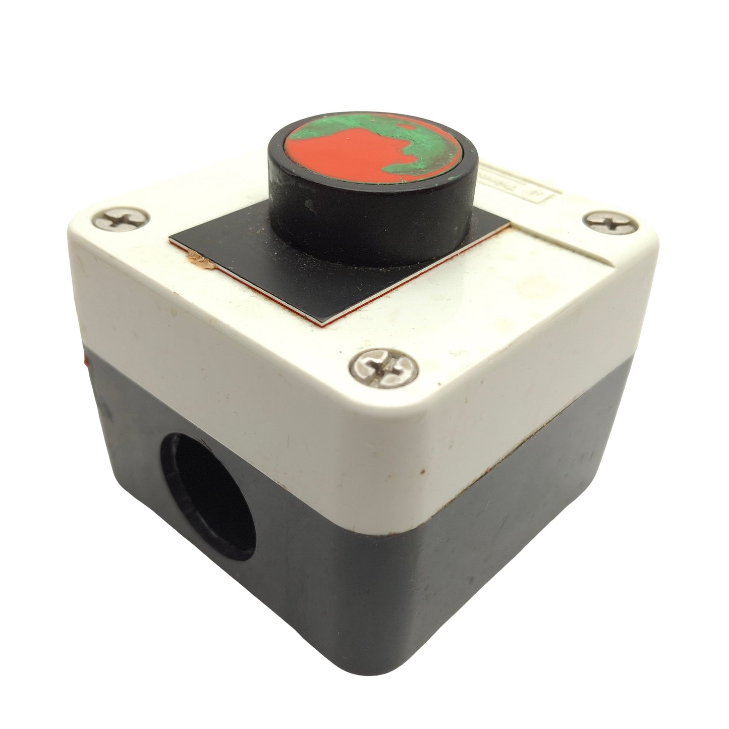 Used Automation Direct GCX3101 Pushbutton w/ Enclosure, 1NO, 2-5/8 x 2-5/8", ø22mm