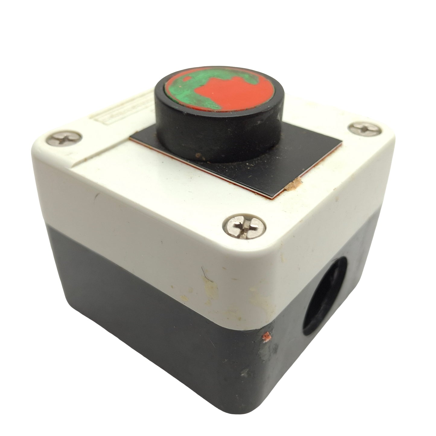 Used Automation Direct GCX3101 Pushbutton w/ Enclosure, 1NO, 2-5/8 x 2-5/8", ø22mm