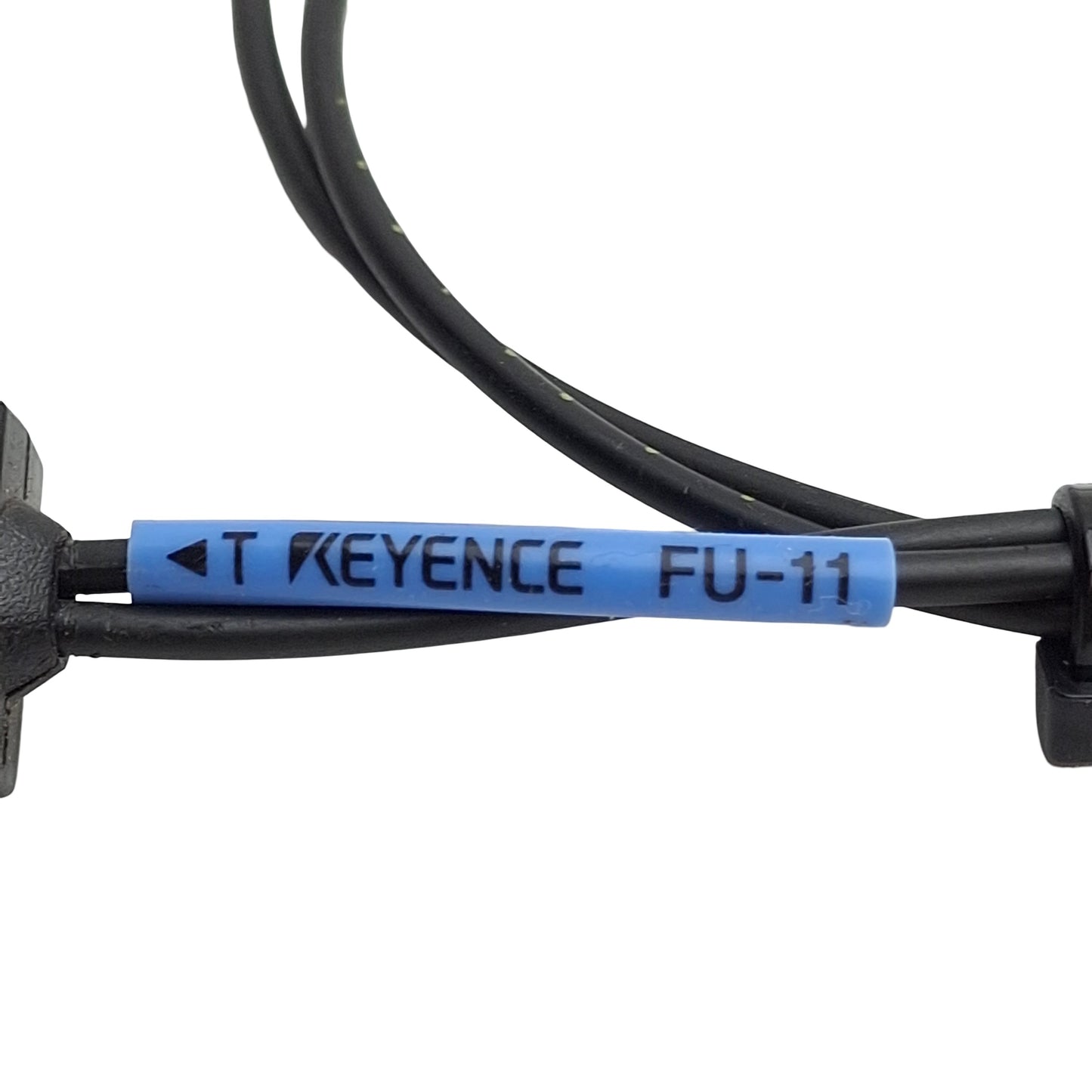 Used Keyence FU-11 Reflective Fiber Optic Unit Cable, 2.2mm Dia, 5-200mm Range