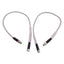 Used Lot of 2 MurrElektronik 7000-88001-2200030 Cordset, 3-Pin M8 Male to Female 0.3m