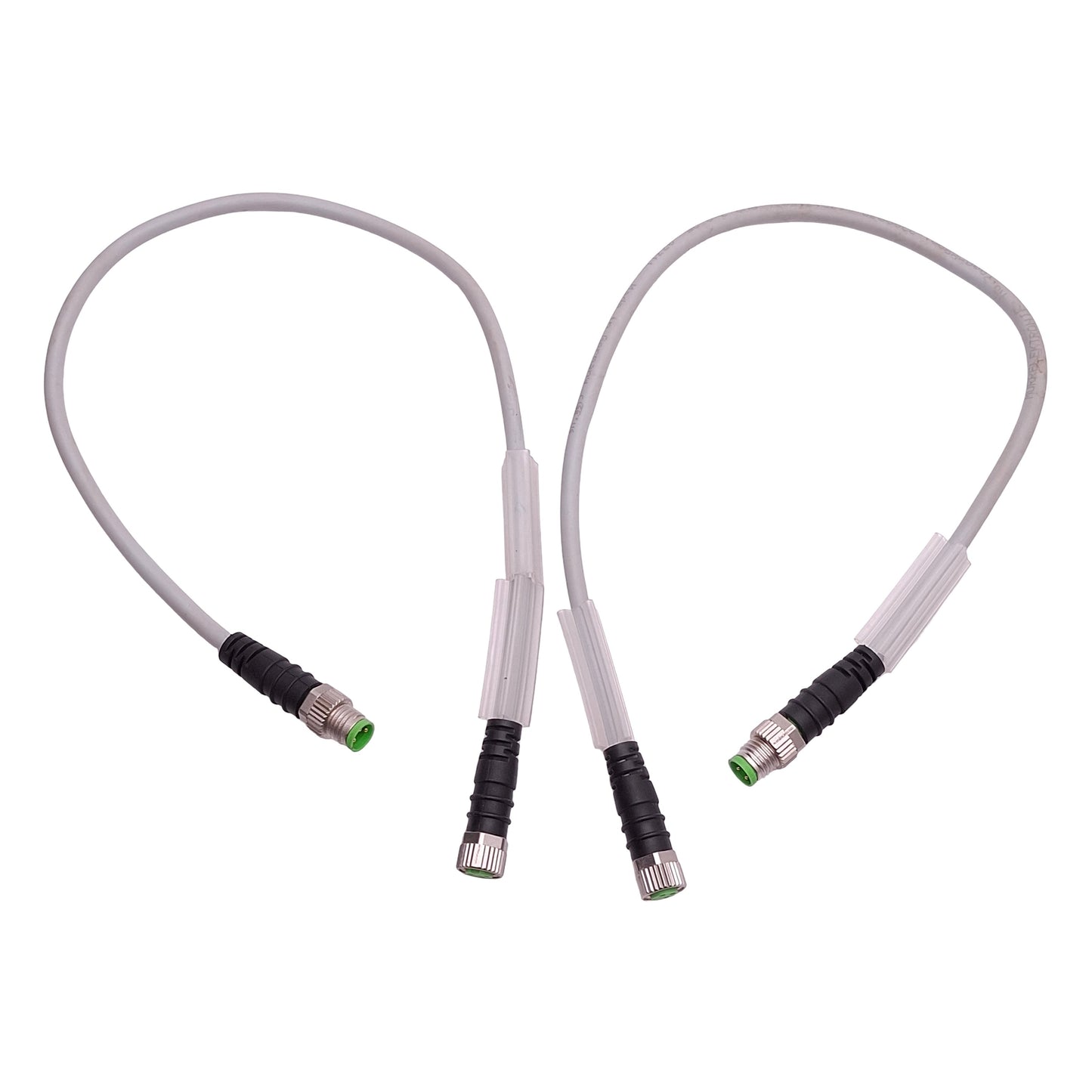 Used Lot of 2 MurrElektronik 7000-88001-2200030 Cordset, 3-Pin M8 Male to Female 0.3m