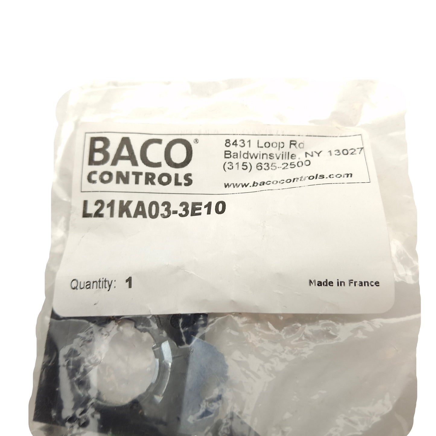 New Baco L21KA03-3E10 Non-Illuminated 2 Position Selector Switch, 1NO, ø22mm