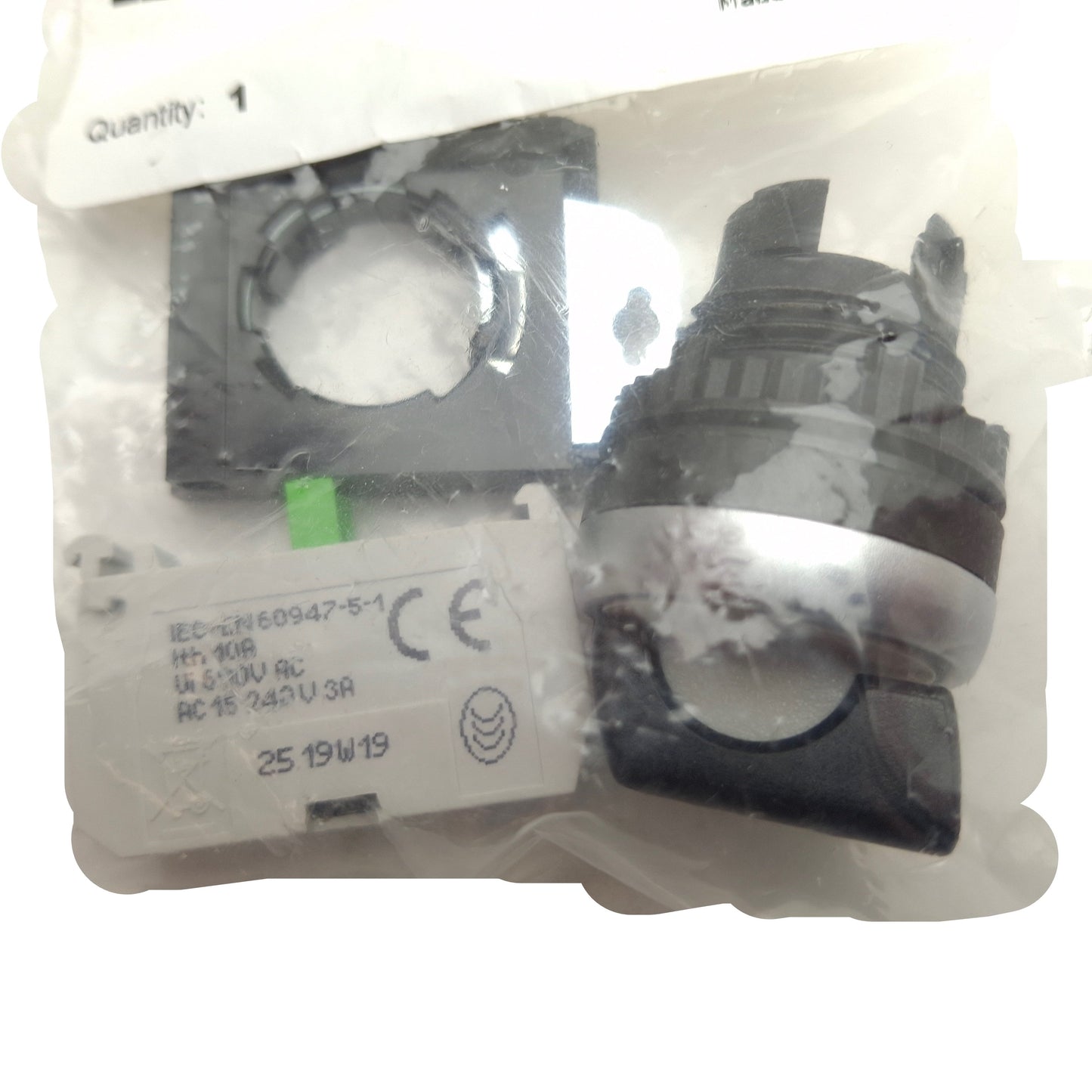New Baco L21KA03-3E10 Non-Illuminated 2 Position Selector Switch, 1NO, ø22mm