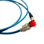 Used Keyence OP-87457 PLC Ethernet Cable M12 4-pin to RJ-45 2 Meters Length