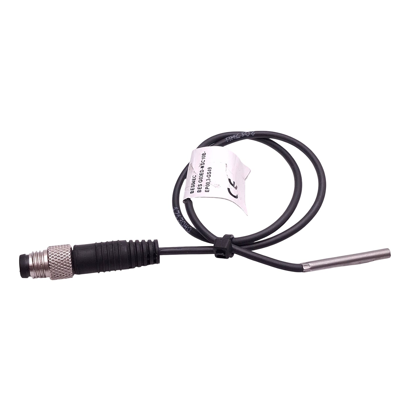 Used Balluff BES04EC Proximity Sensor, NPN N.O, 1mm Range, 10-30VDC, 3-Pin M8 Male