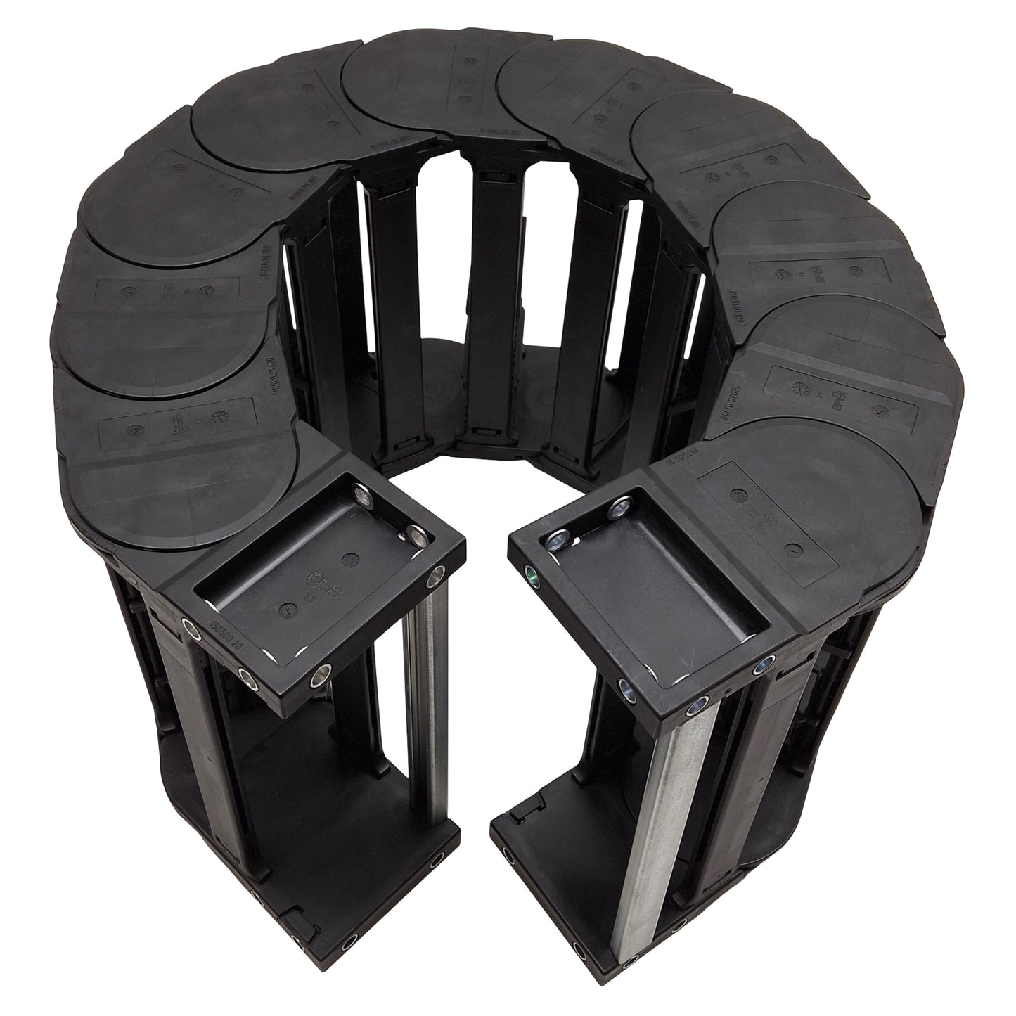 New – Open box Igus 15050.25.150.0-9L Energy Chain 250x80mm Inner, ø150mm Bend *Broken Shelves*