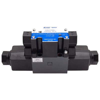 New – Open box Tokyo Keiki DG4V-3-2N-M-P2-T-7-54 Double Solenoid Valve, 35MPa, 100VAC Coils