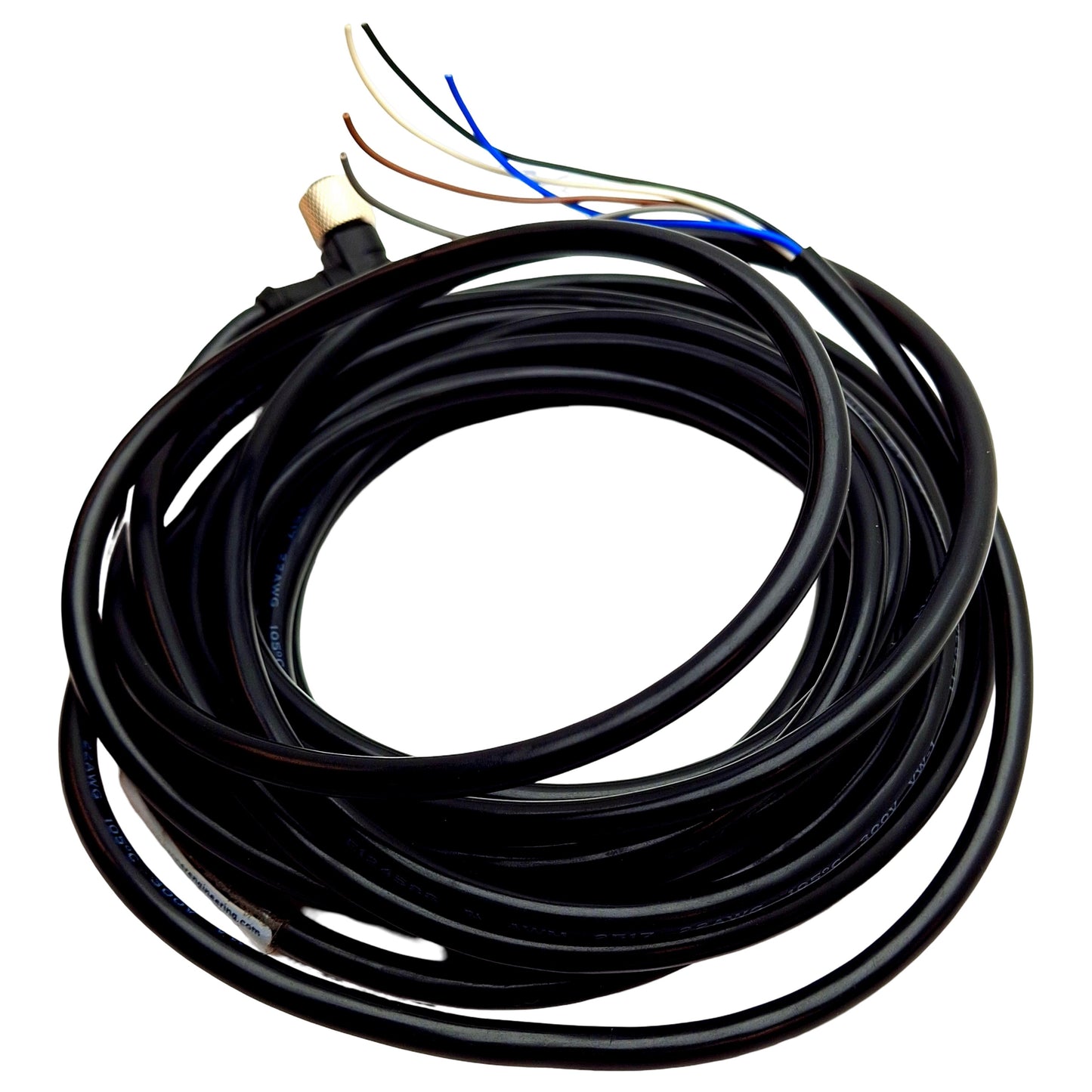 Used Banner MQDC1-515RA Euro-Style Quick Disconnect Cable,M12 5-pin Right Angle, 4.9m