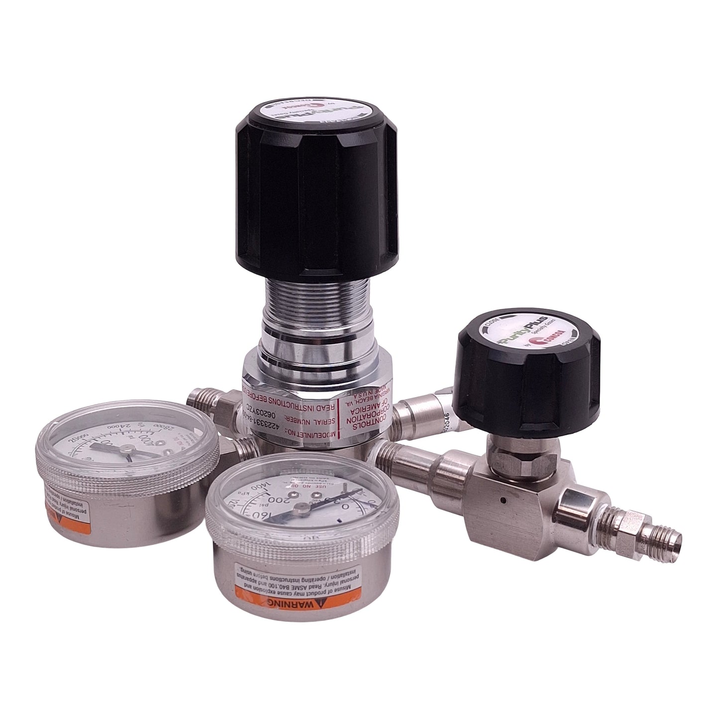 Used Concoa 4223331-84-000 Pneumatic Regulator, 0-100psig Set, 4500psig In, 1/4in NPT