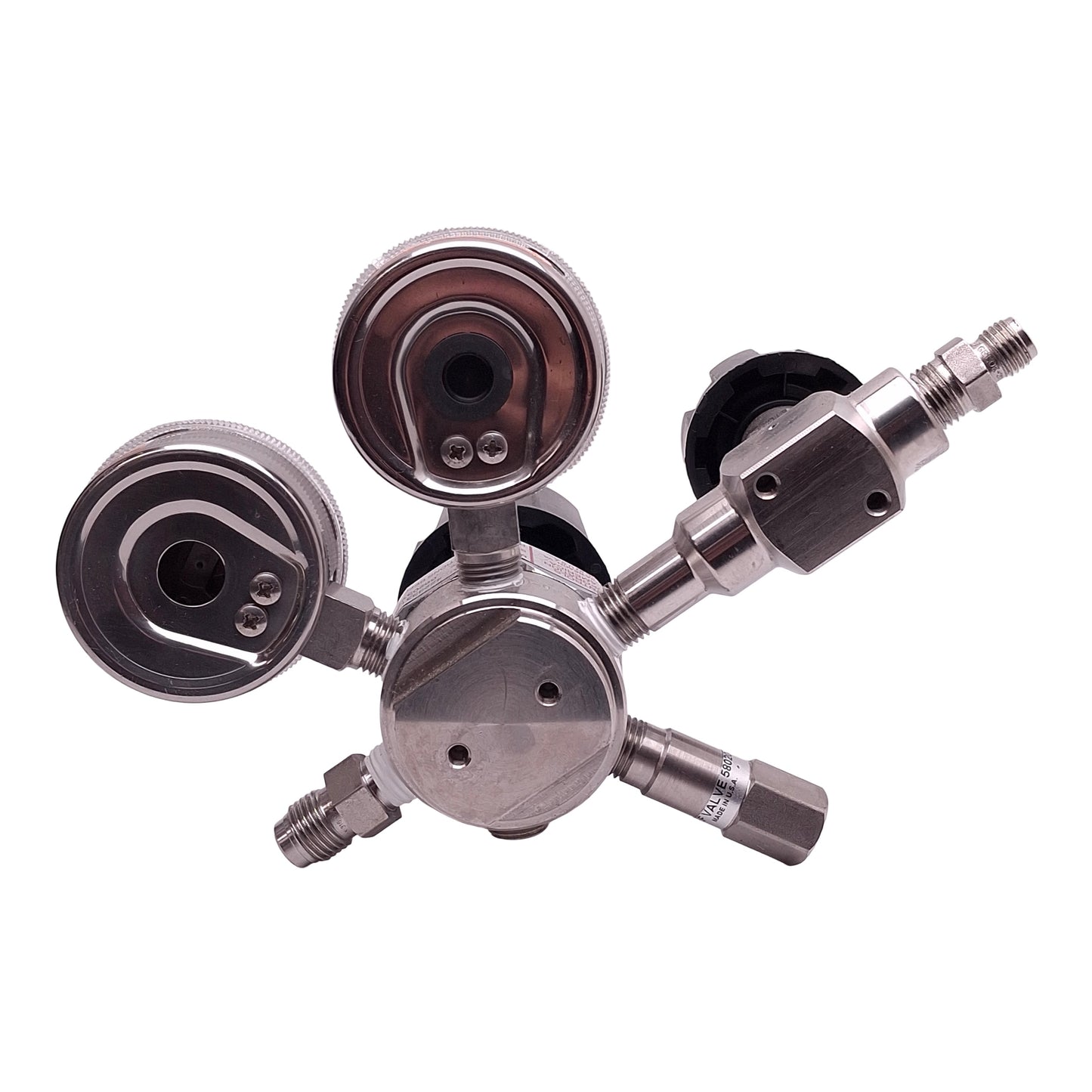 Used Concoa 4223331-84-000 Pneumatic Regulator, 0-100psig Set, 4500psig In, 1/4in NPT