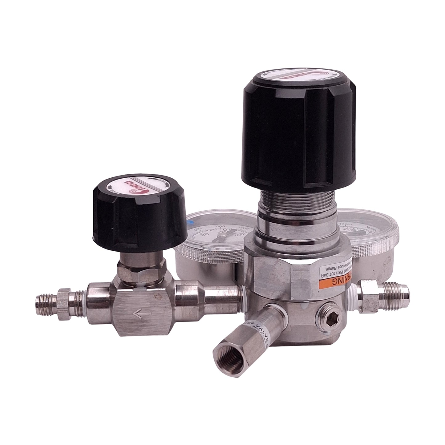 Used Concoa 4223331-01-000 Pneumatic Regulator, 0-100psig Set, 4500psig In, 1/4in NPT