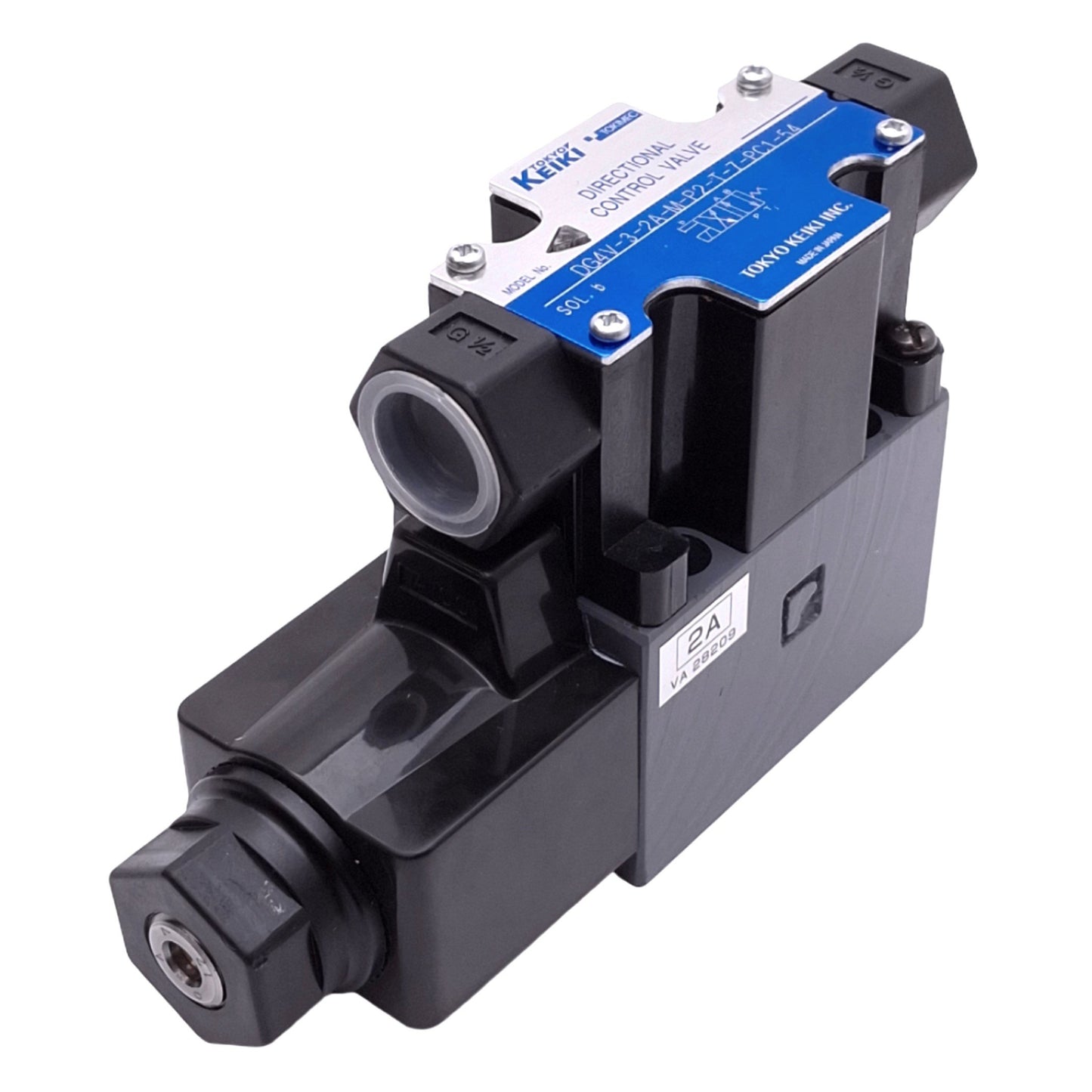 New – Open box Tokyo Keiki DG4V-3-2A-M-P2-T-7-PC1-54 Hydraulic Directional Control Valve, 35MPa