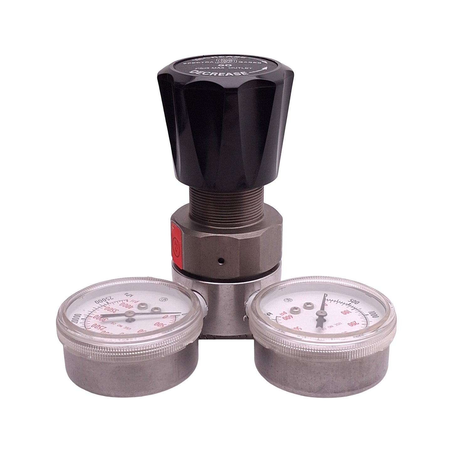 Used Spectra Gases Tescom 44-226X-241 Gas Regulator, 3000psi In, 50psi Set, 1/4in NPT