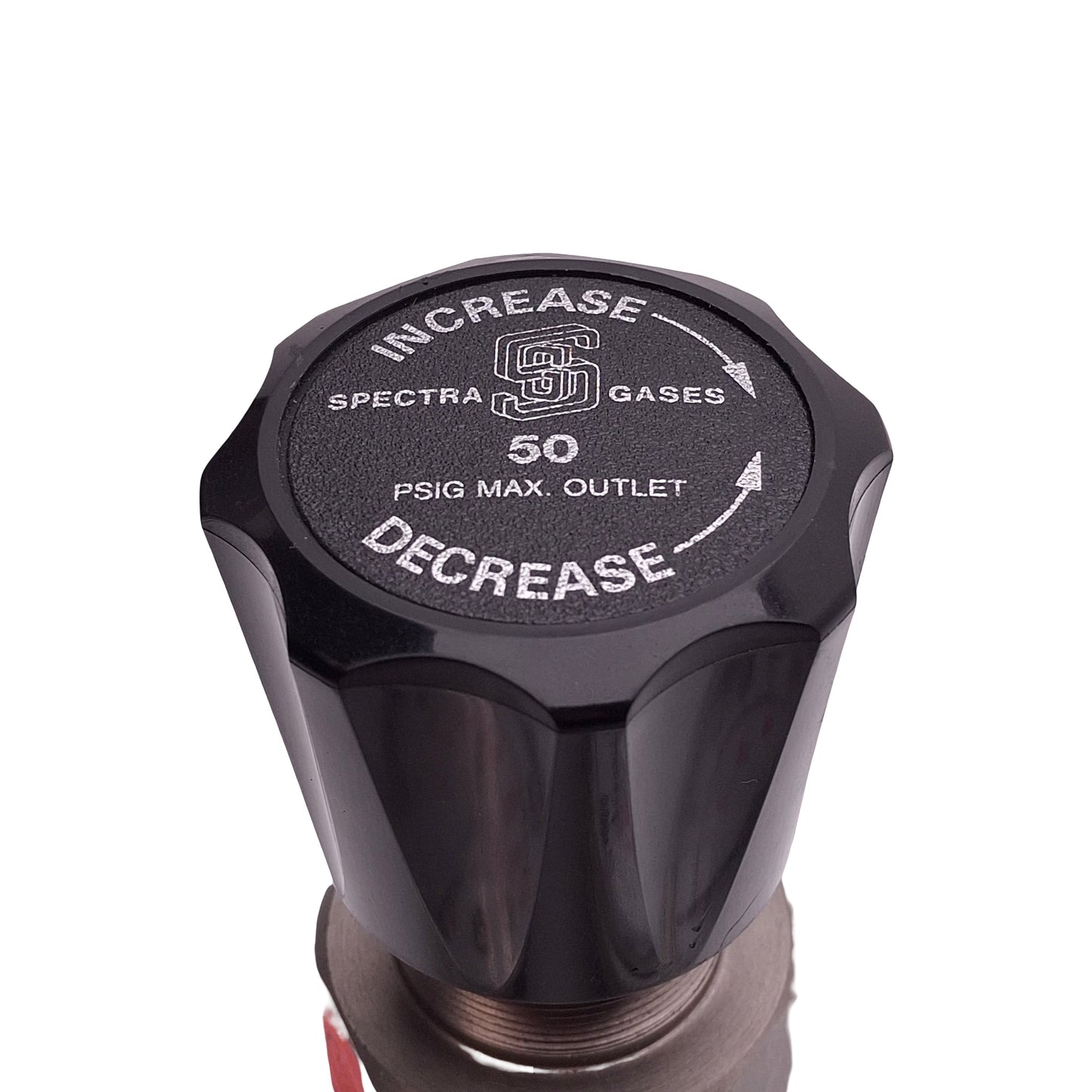 Used Spectra Gases Tescom 44-226X-241 Gas Regulator, 3000psi In, 50psi Set, 1/4in NPT