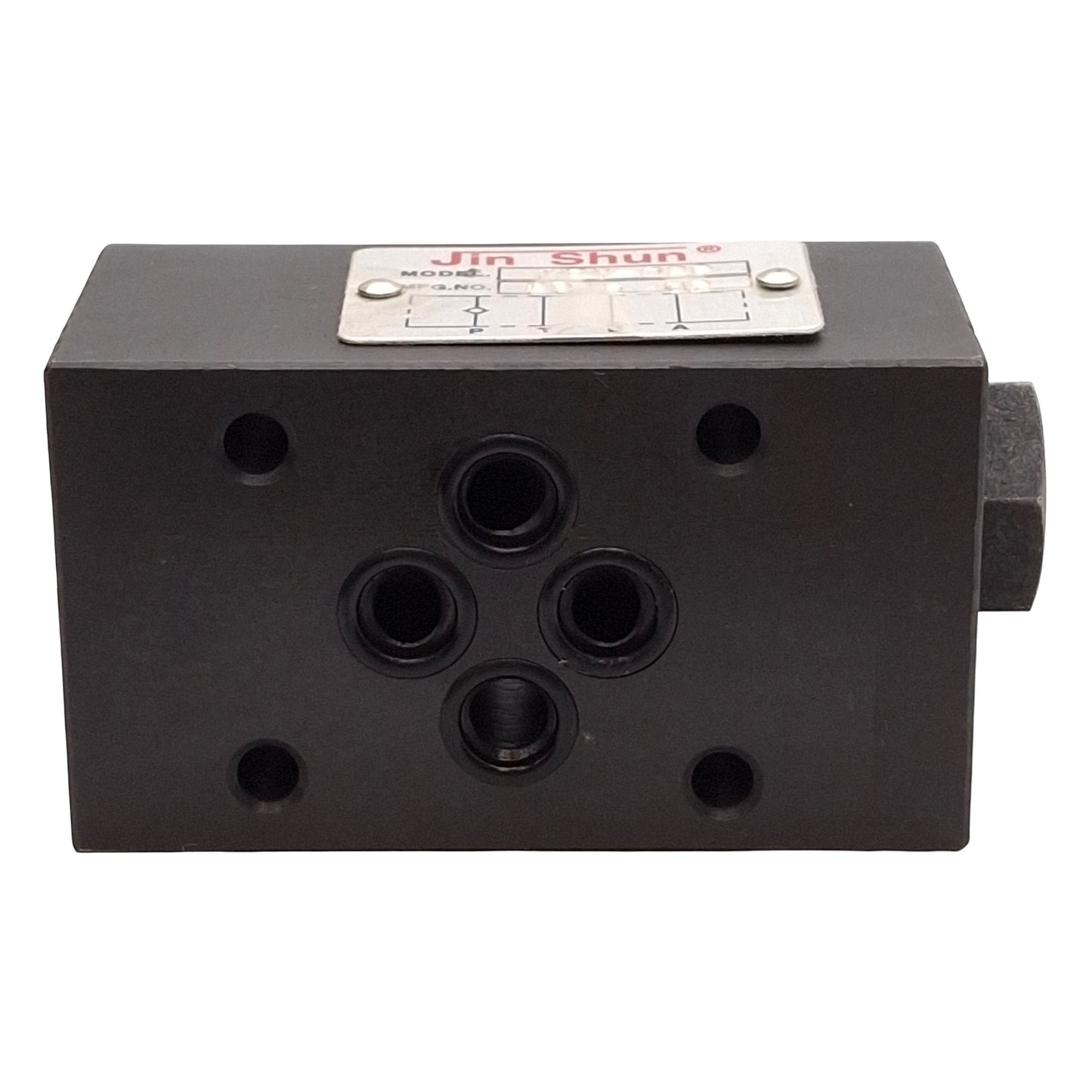 New – Open box Jin Shun MCV-02P Modular Hydraulic Check Valve, 1/4in Size, 10.5gpm, 3000psi