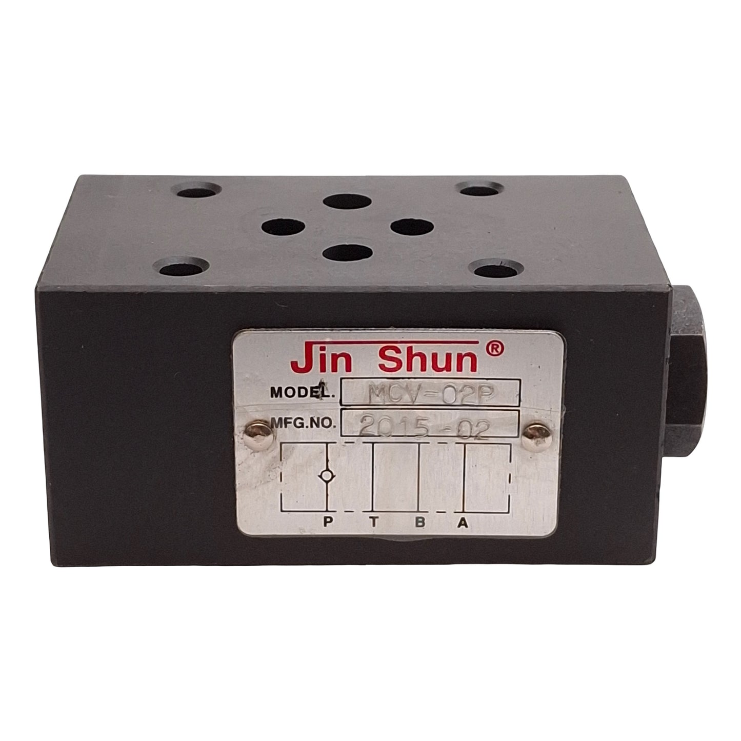 New – Open box Jin Shun MCV-02P Modular Hydraulic Check Valve, 1/4in Size, 10.5gpm, 3000psi