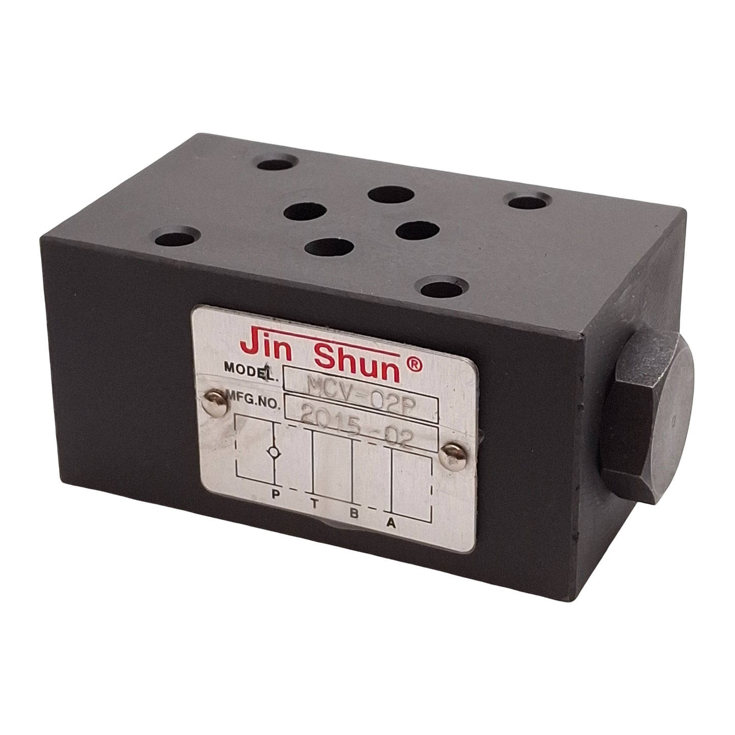 New – Open box Jin Shun MCV-02P Modular Hydraulic Check Valve, 1/4in Size, 10.5gpm, 3000psi